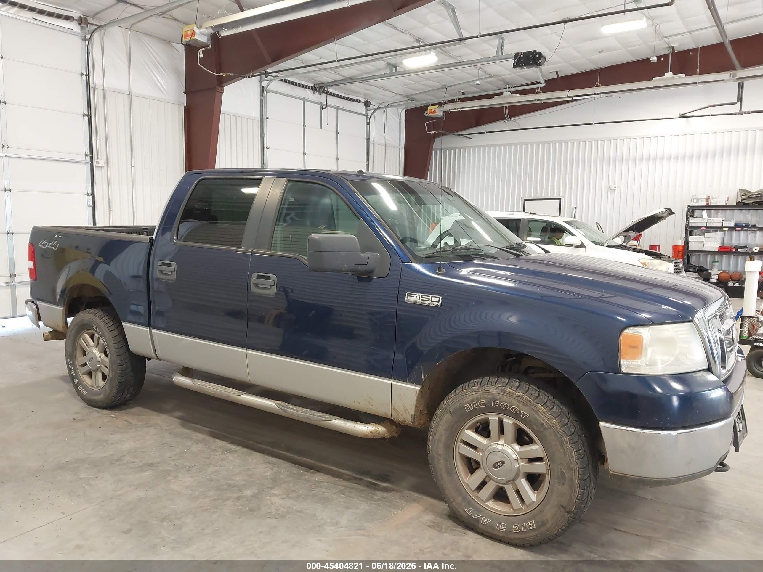 2008 Ford F-150 60th Anniversary/fx4/king Ranch/lariat/xlt Blue vin: 1FTPW14V38FA83277