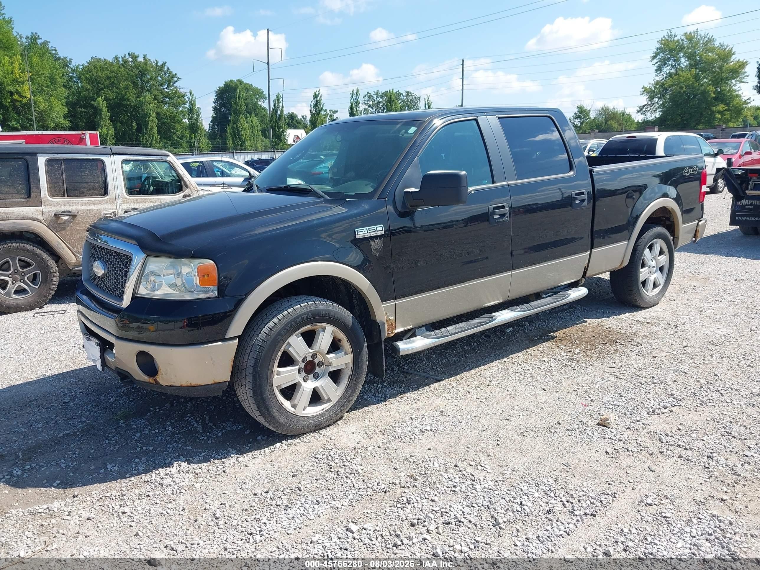 2008 Ford F-150 60th Anniversary/fx4/king Ranch/lariat/xlt Black vin: 1FTPW14V38FA88026