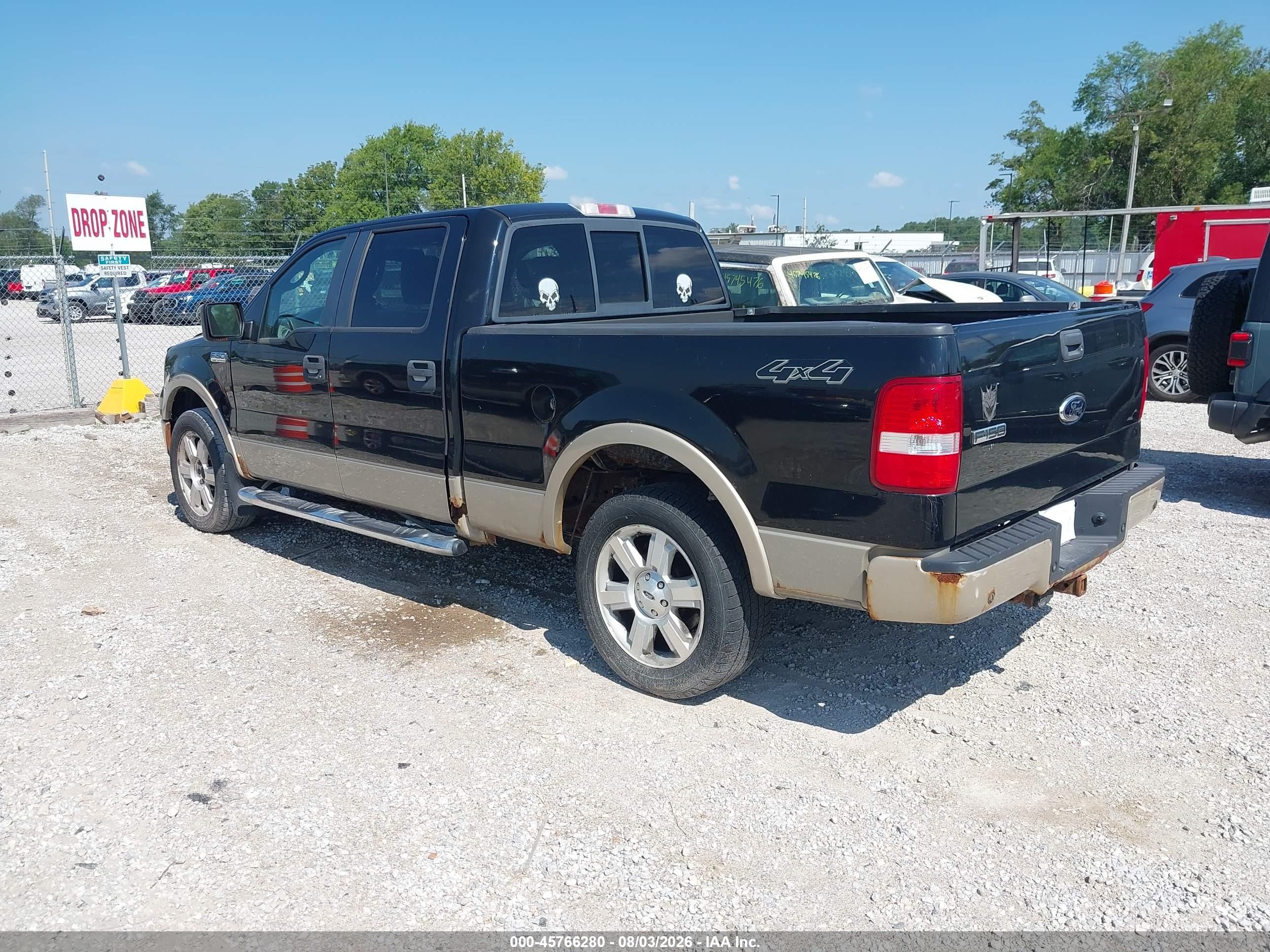 2008 Ford F-150 60th Anniversary/fx4/king Ranch/lariat/xlt Black vin: 1FTPW14V38FA88026