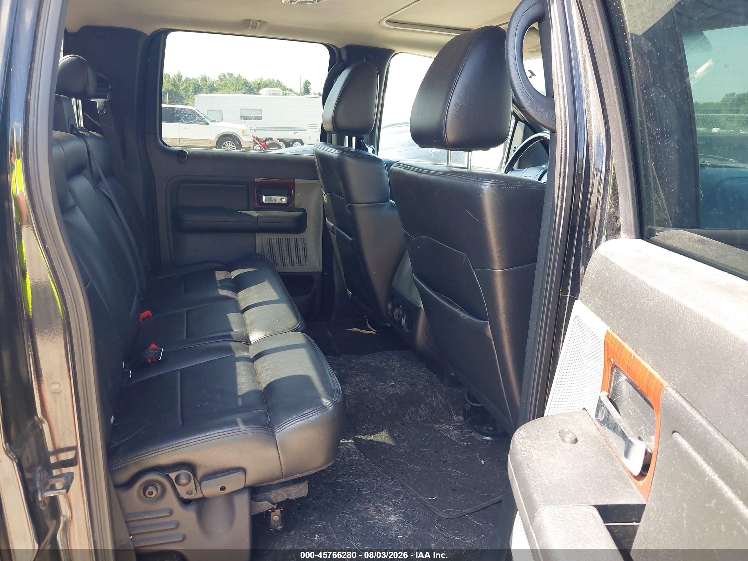 2008 Ford F-150 60th Anniversary/fx4/king Ranch/lariat/xlt Black vin: 1FTPW14V38FA88026