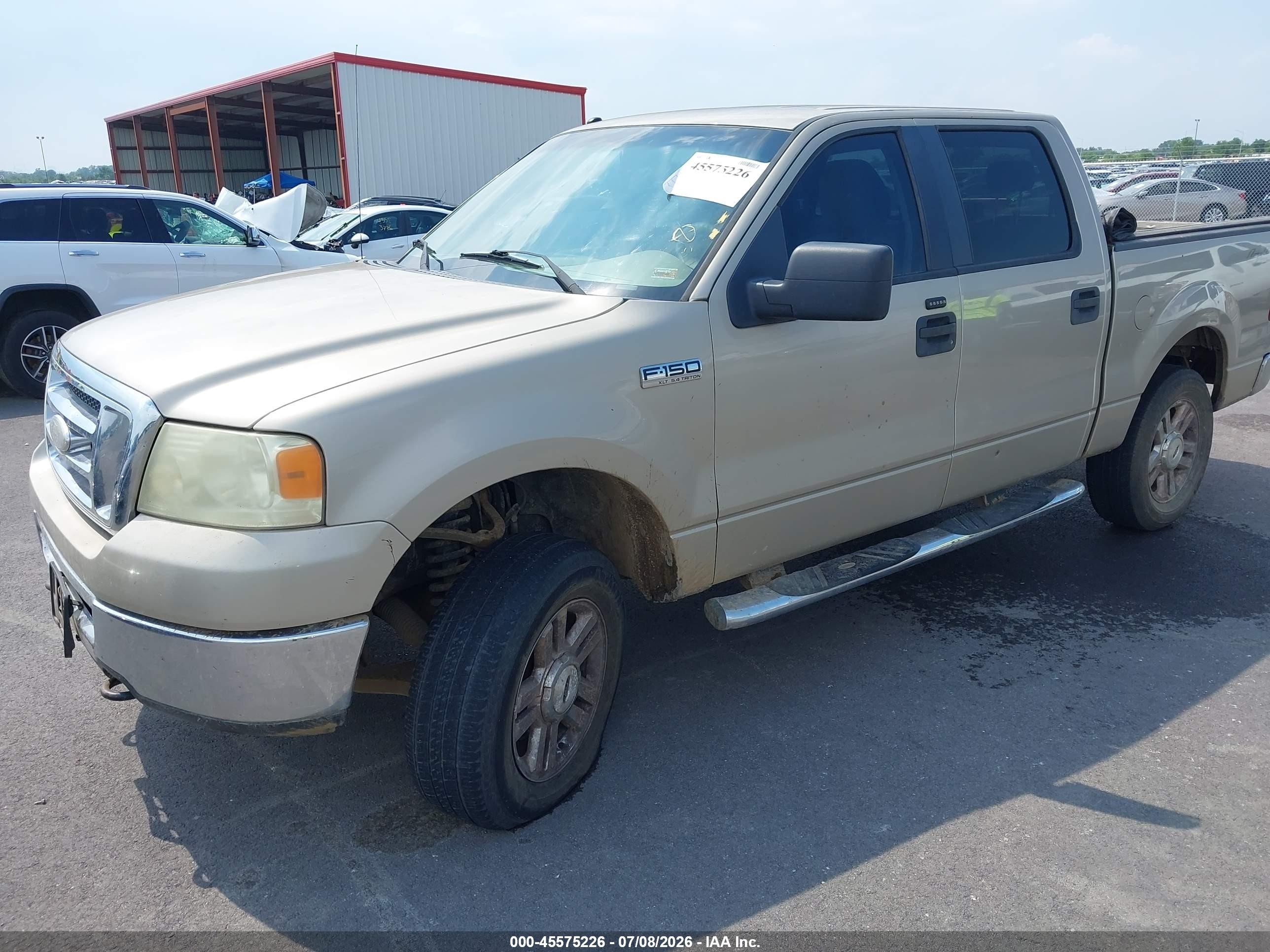 2008 Ford F-150 60th Anniversary/fx4/king Ranch/lariat/xlt Gold vin: 1FTPW14V38FB01941