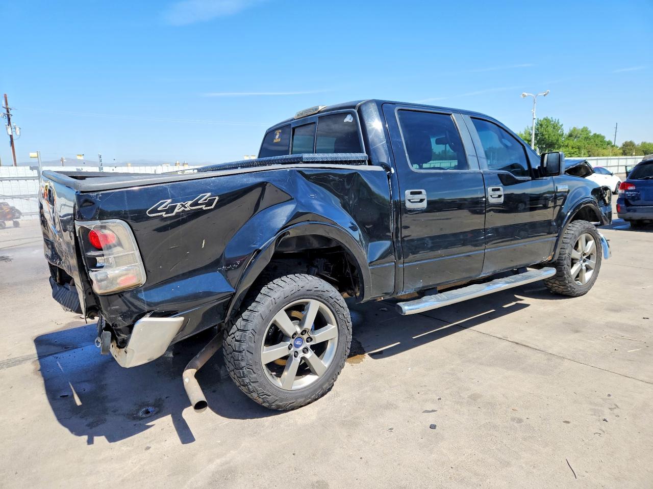 2008 Ford F150 Supercrew Black vin: 1FTPW14V38KB72483
