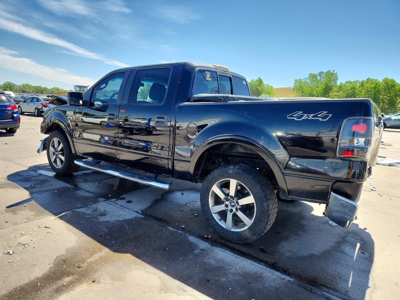 2008 Ford F150 Supercrew Black vin: 1FTPW14V38KB72483
