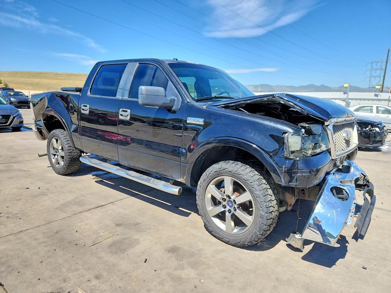 2008 Ford F150 Supercrew Black vin: 1FTPW14V38KB72483