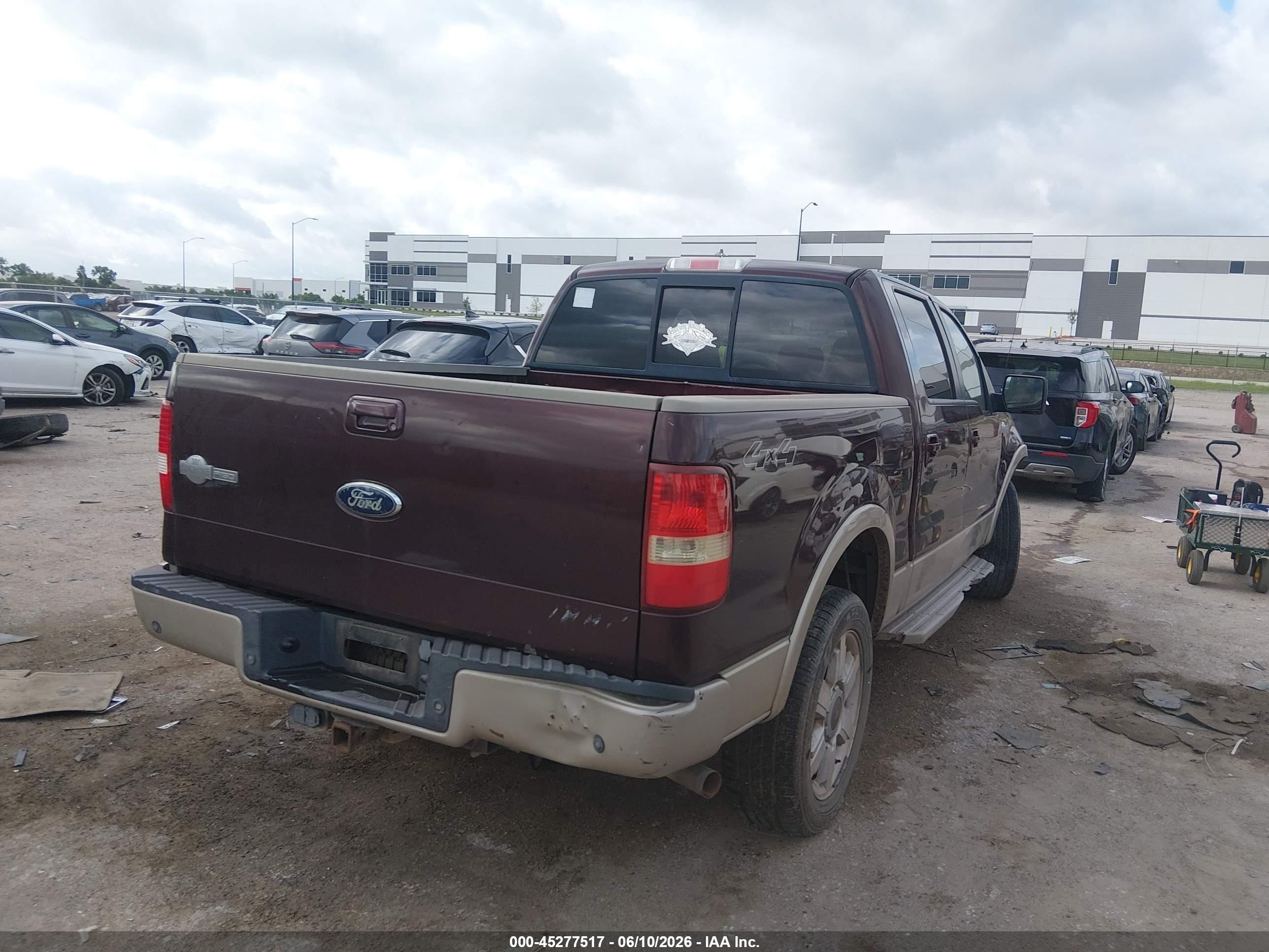 2008 Ford F-150 60th Anniversary/fx4/king Ranch/lariat/xlt Maroon vin: 1FTPW14V38KC54178