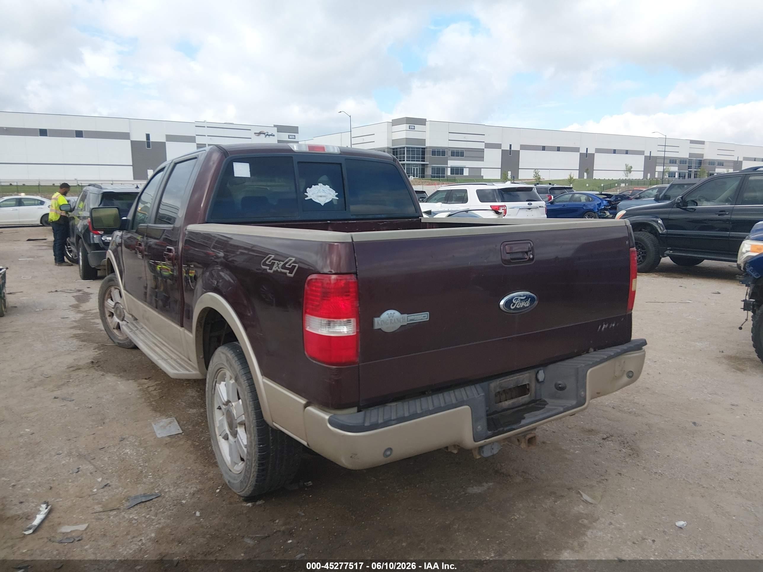 2008 Ford F-150 60th Anniversary/fx4/king Ranch/lariat/xlt Maroon vin: 1FTPW14V38KC54178