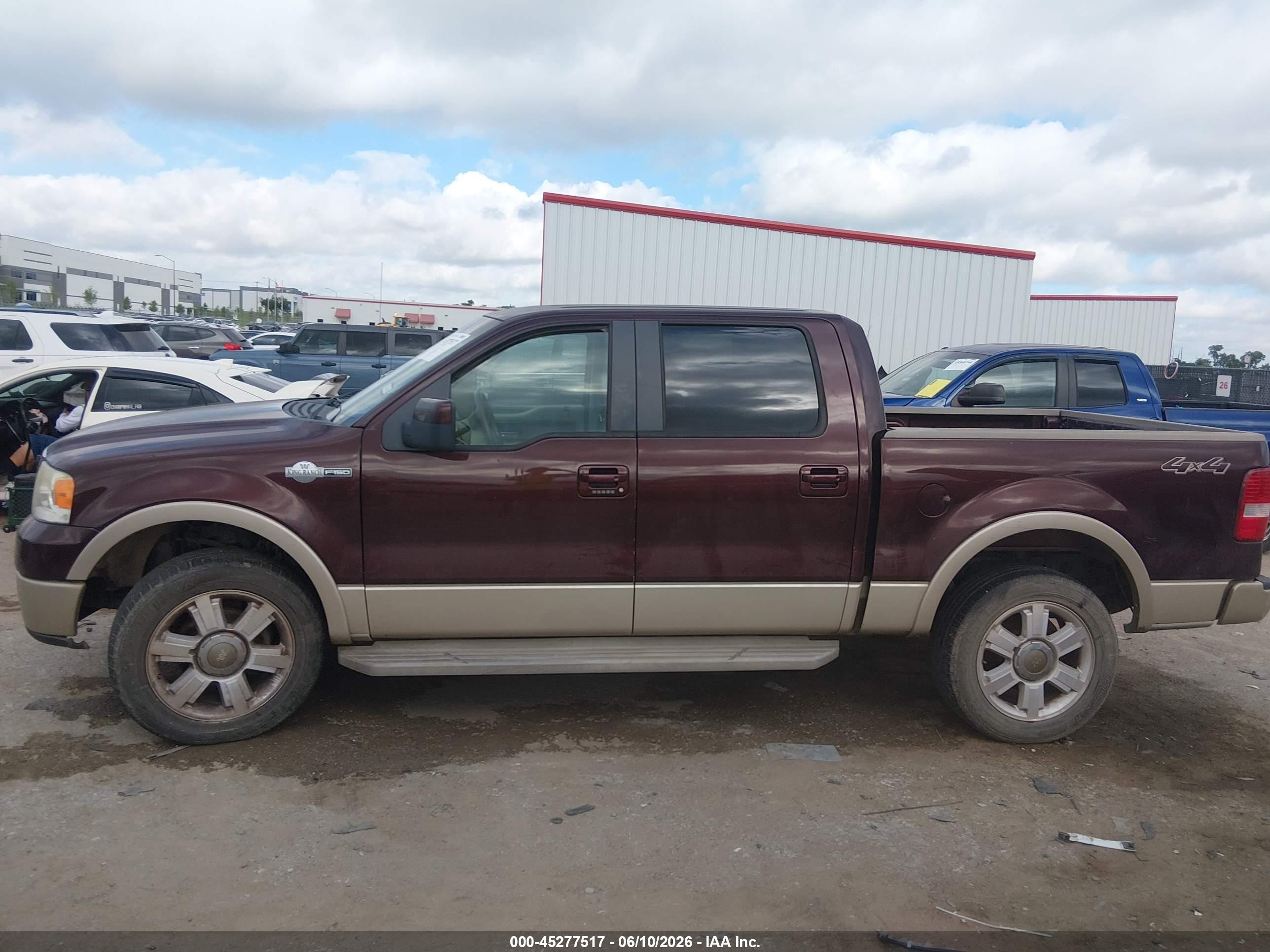 2008 Ford F-150 60th Anniversary/fx4/king Ranch/lariat/xlt Maroon vin: 1FTPW14V38KC54178