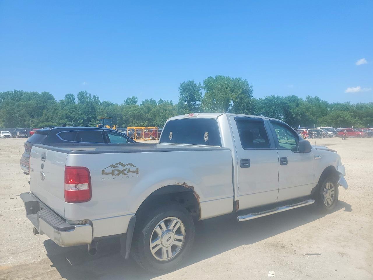 2008 Ford F150 Supercrew Silver vin: 1FTPW14V38KD51798