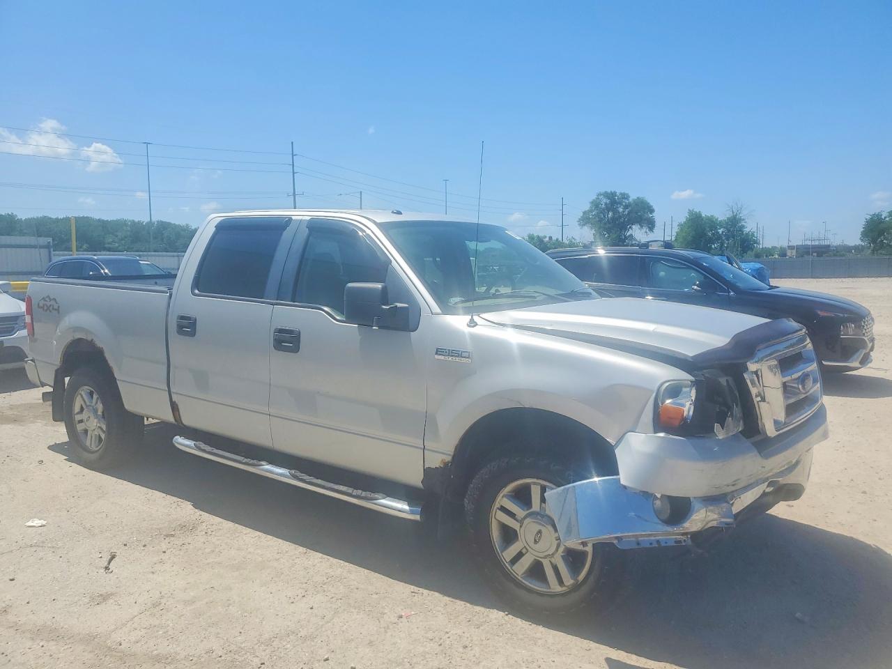 2008 Ford F150 Supercrew Silver vin: 1FTPW14V38KD51798