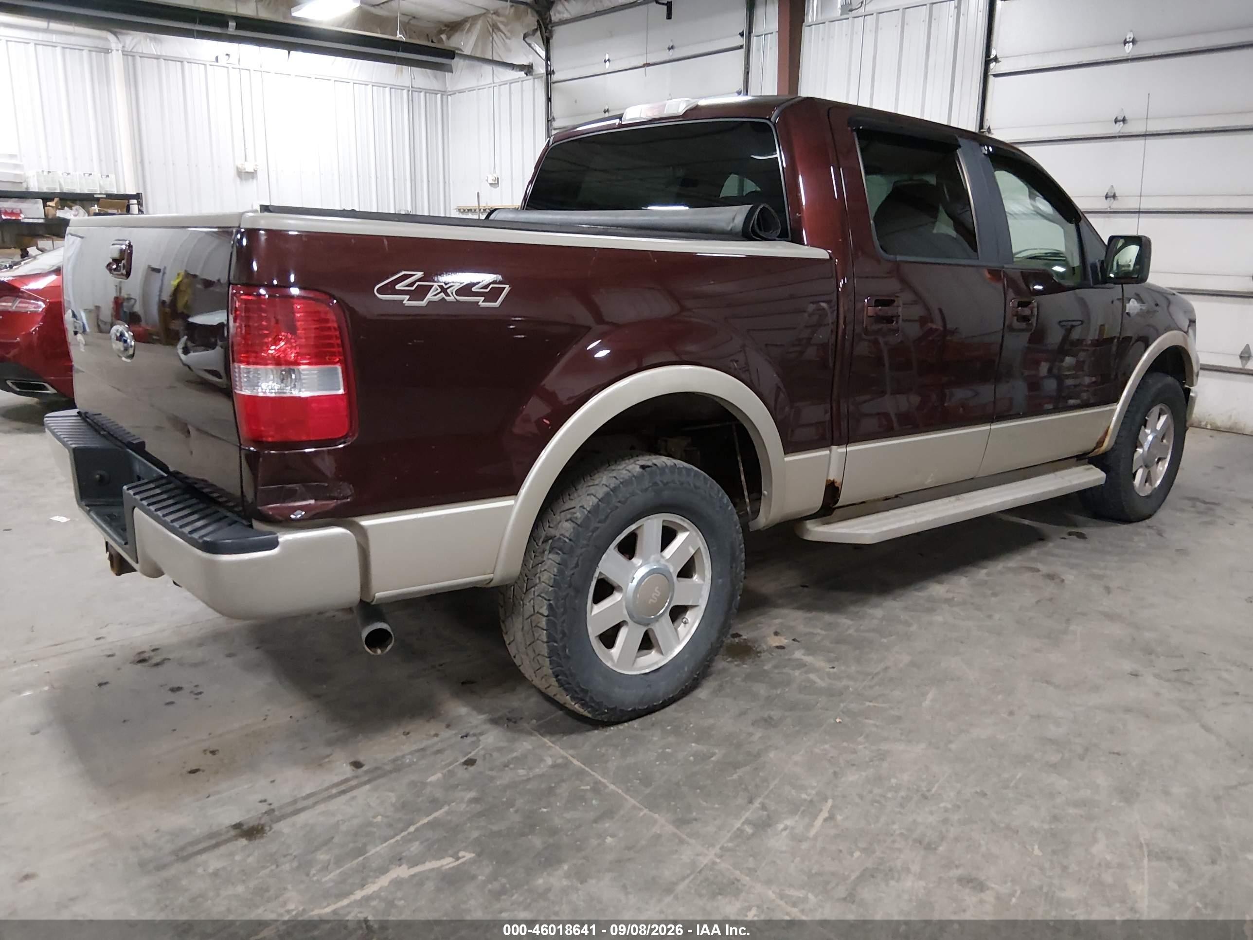 2008 Ford F-150 60th Anniversary/fx4/king Ranch/lariat/xlt Maroon vin: 1FTPW14V38KE41131