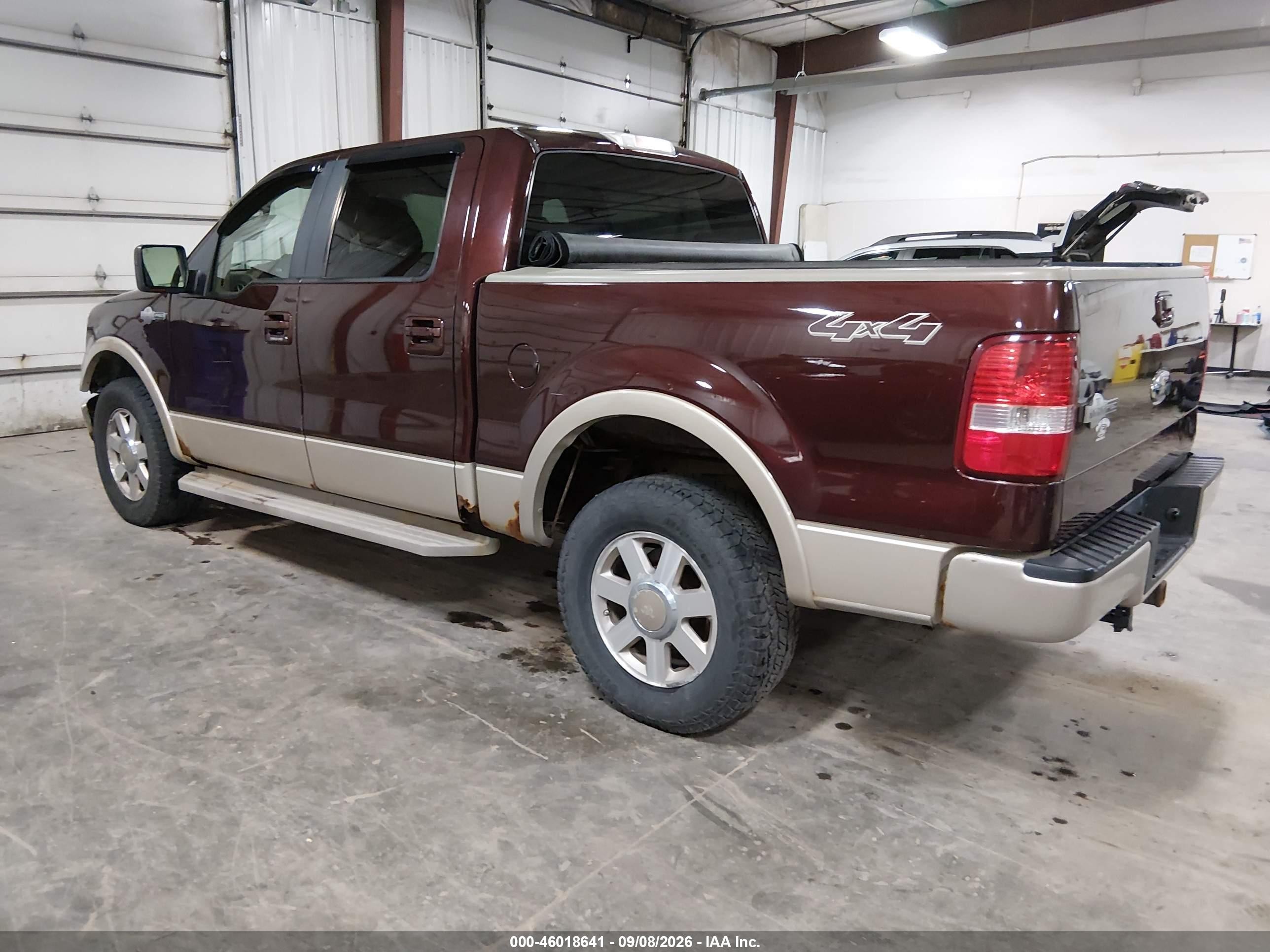 2008 Ford F-150 60th Anniversary/fx4/king Ranch/lariat/xlt Maroon vin: 1FTPW14V38KE41131