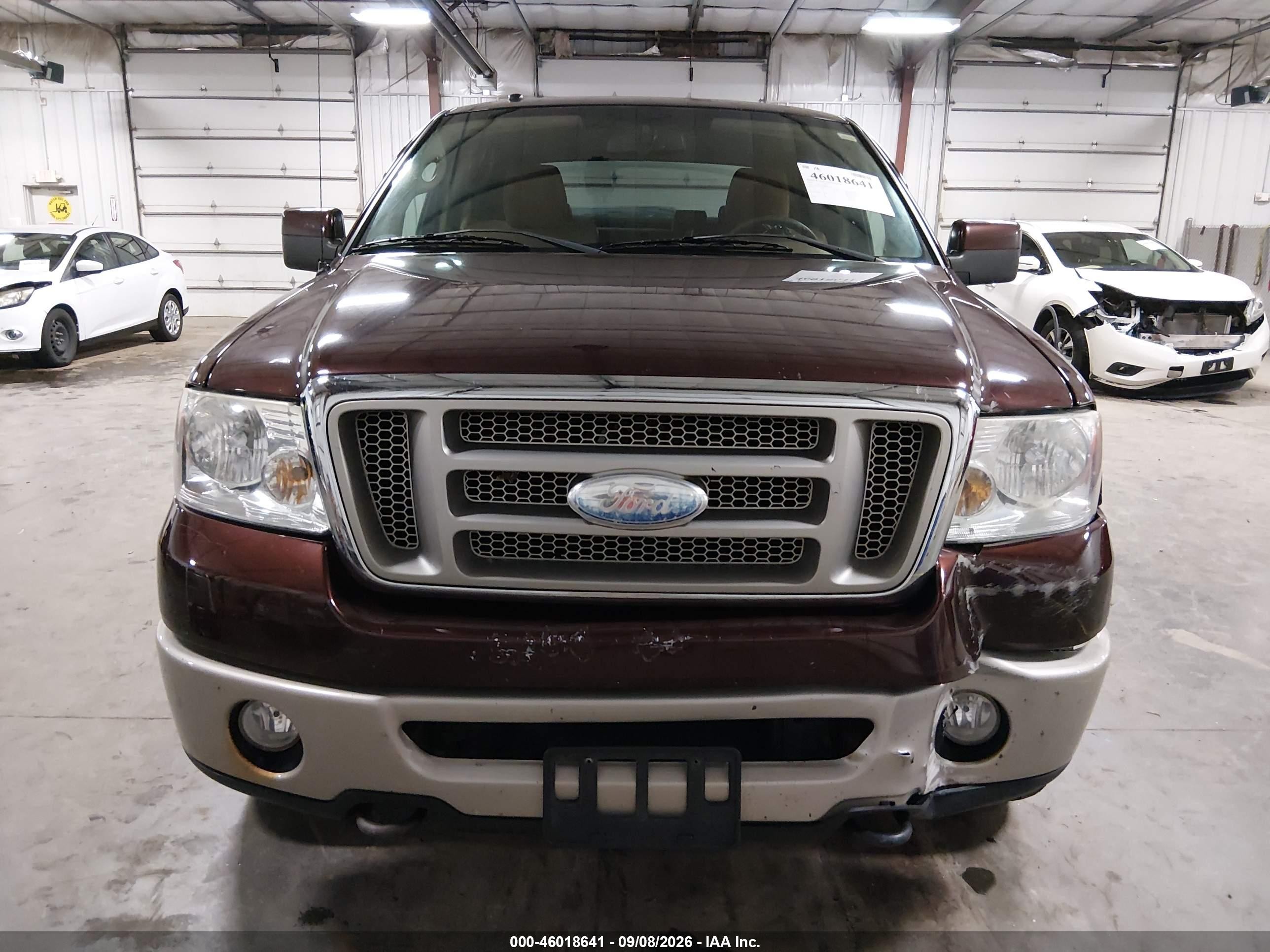 2008 Ford F-150 60th Anniversary/fx4/king Ranch/lariat/xlt Maroon vin: 1FTPW14V38KE41131