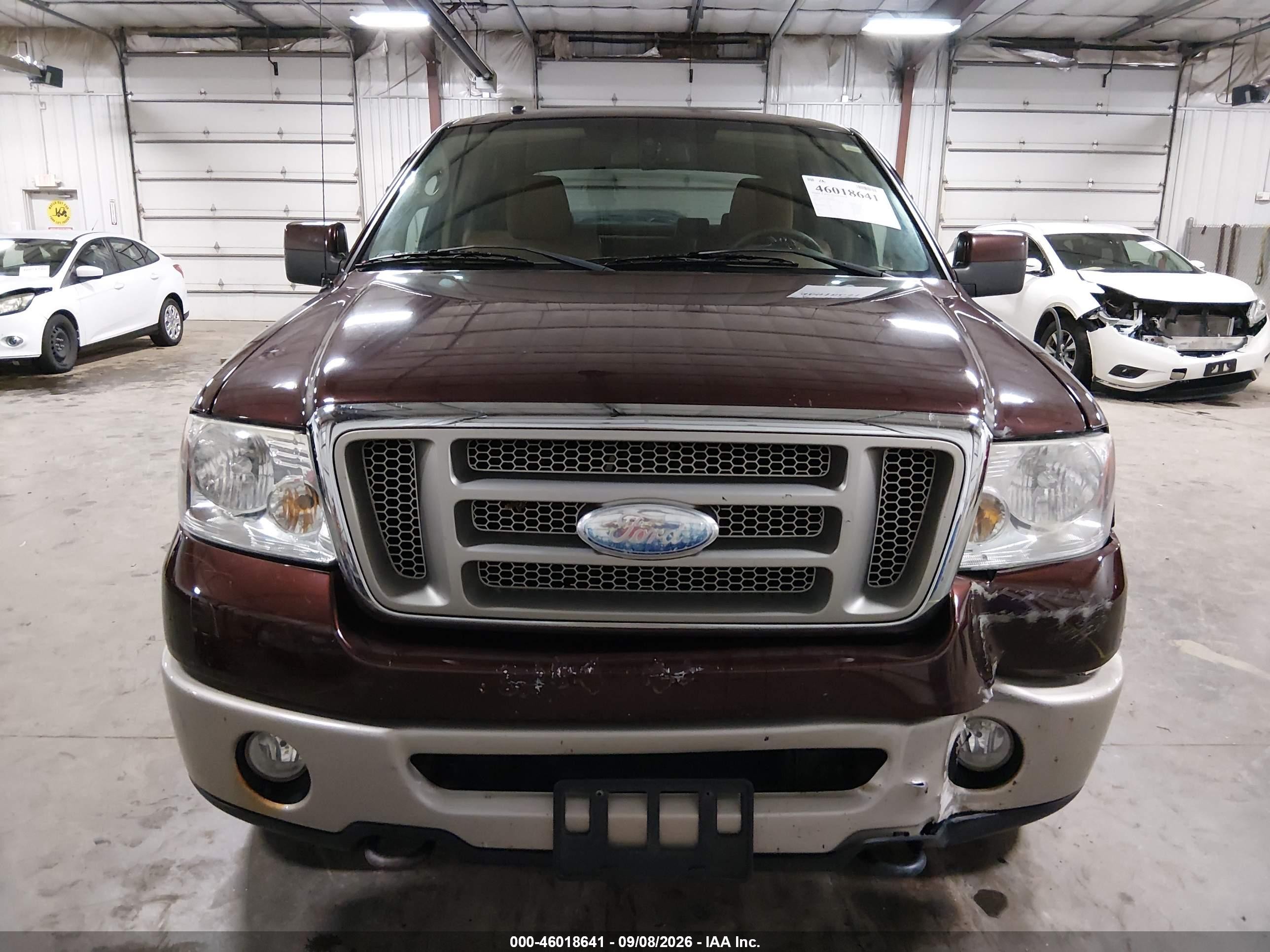 2008 Ford F-150 60th Anniversary/fx4/king Ranch/lariat/xlt Maroon vin: 1FTPW14V38KE41131