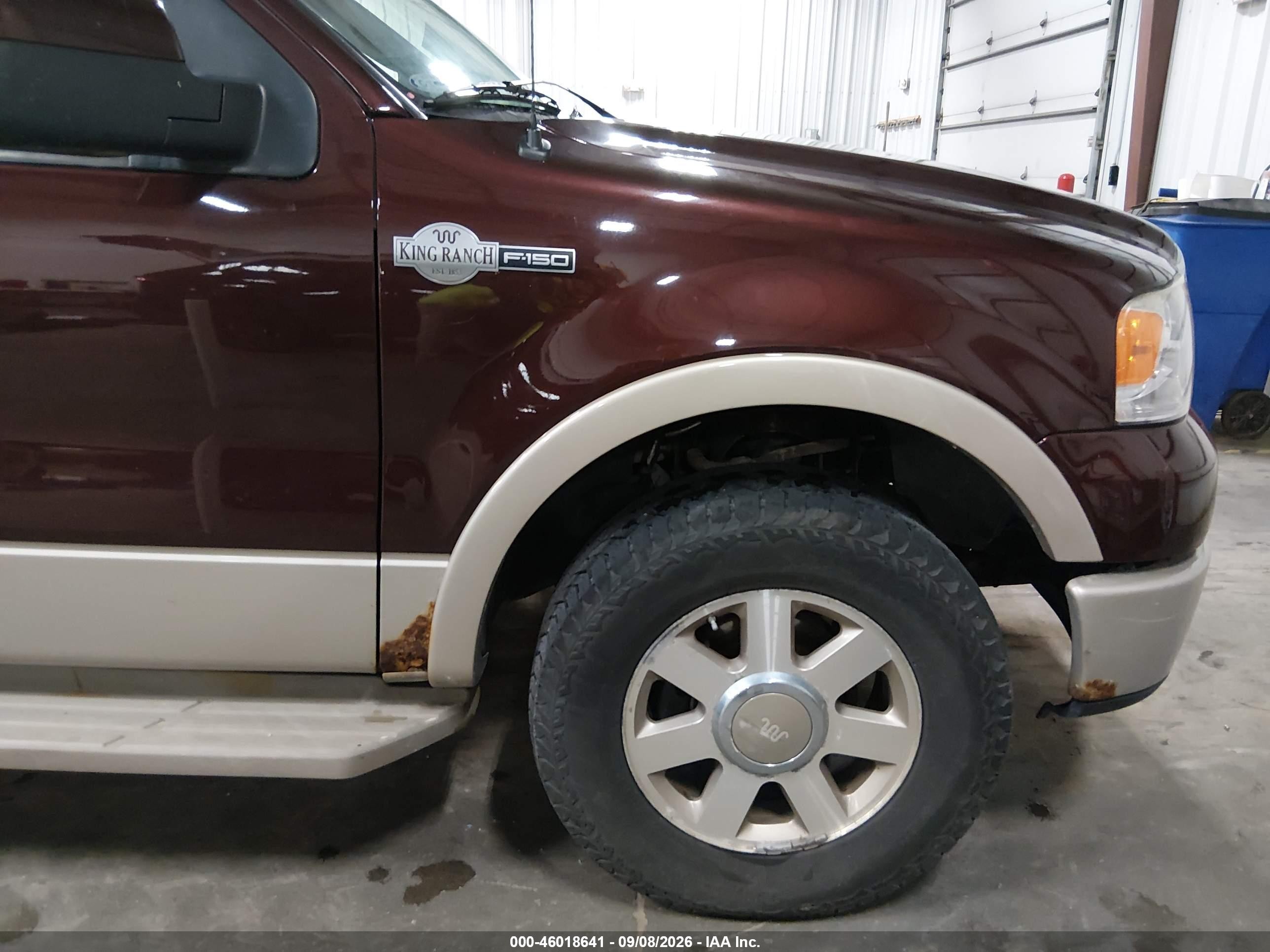 2008 Ford F-150 60th Anniversary/fx4/king Ranch/lariat/xlt Maroon vin: 1FTPW14V38KE41131