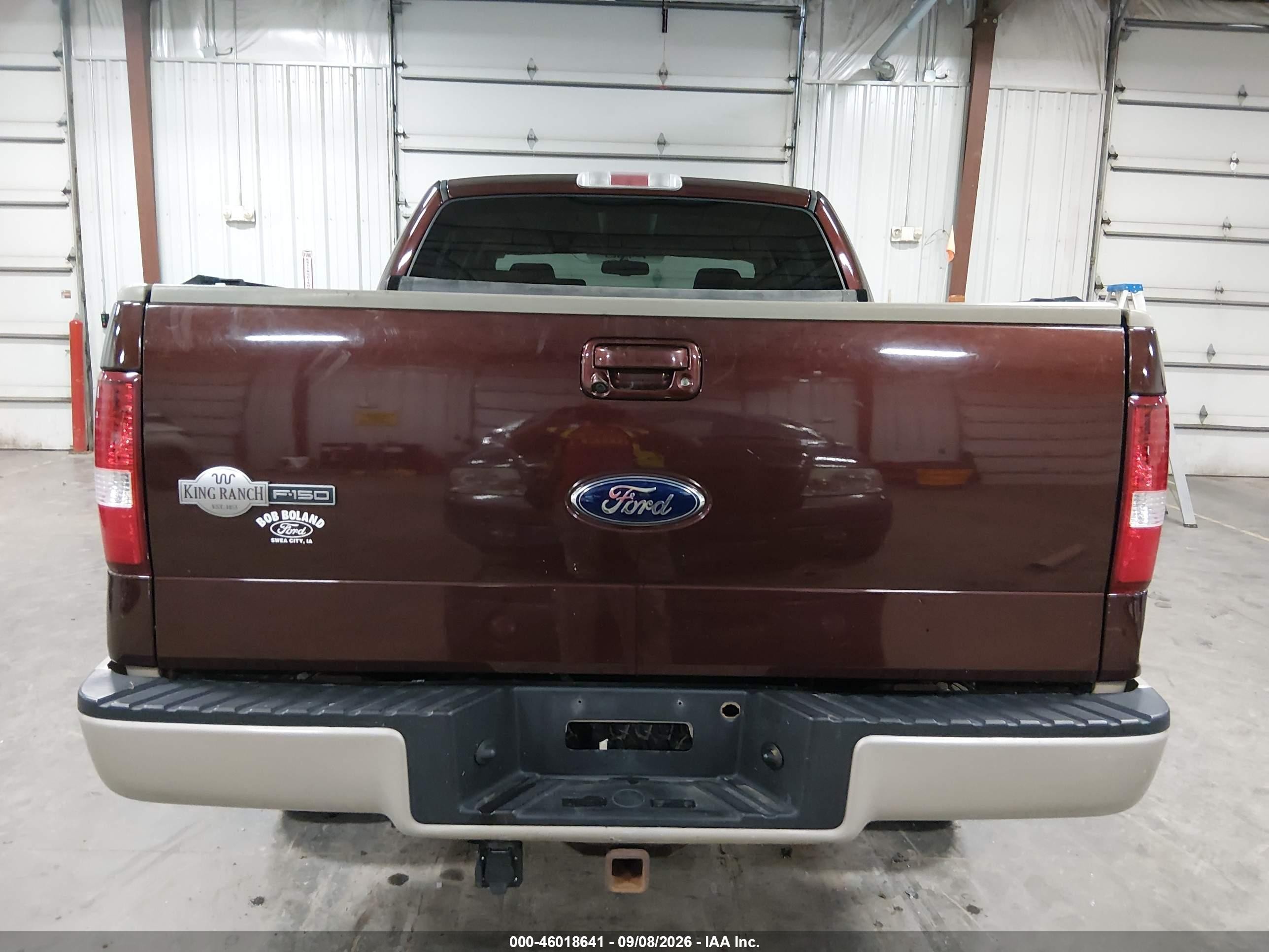 2008 Ford F-150 60th Anniversary/fx4/king Ranch/lariat/xlt Maroon vin: 1FTPW14V38KE41131