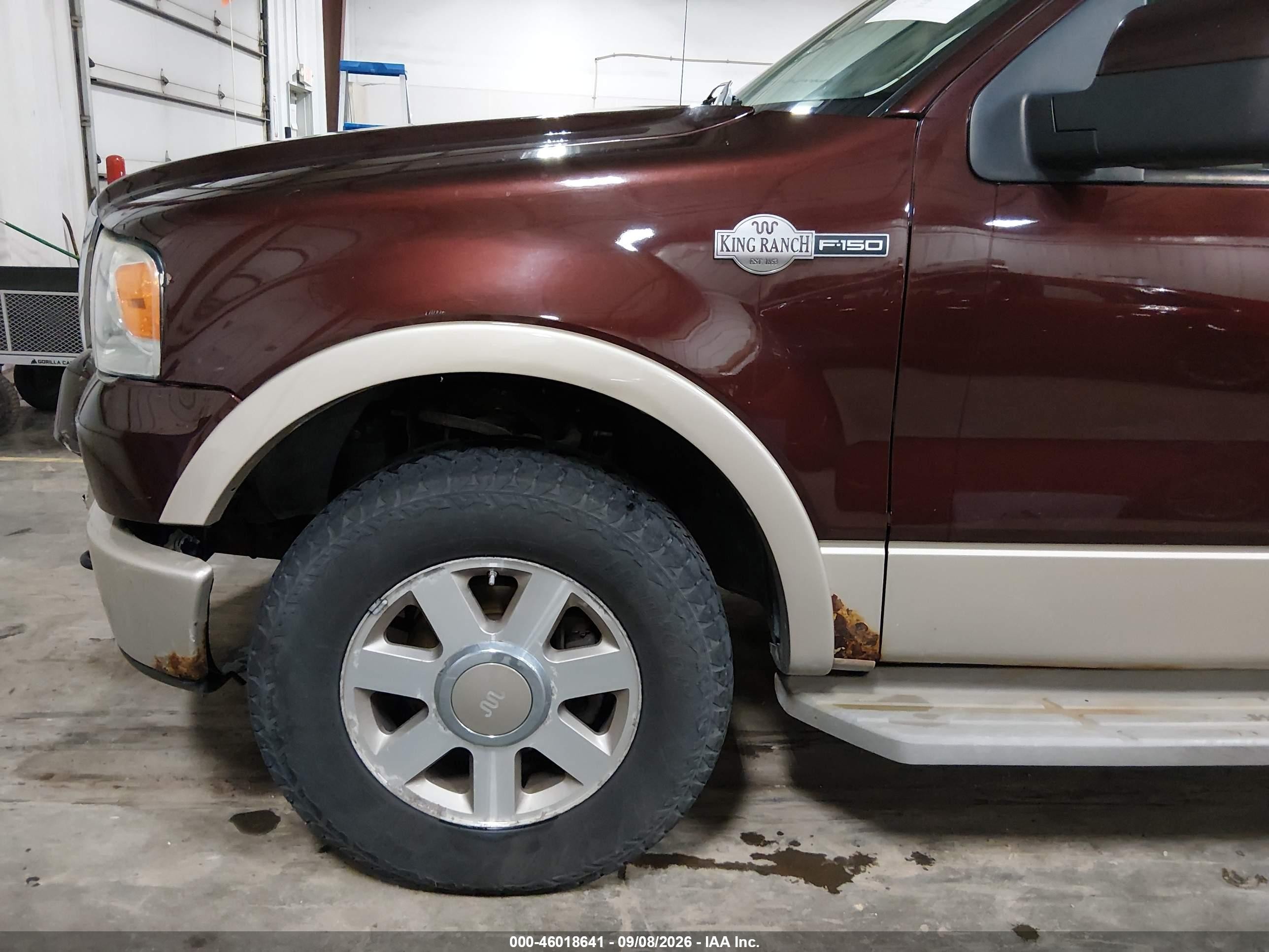 2008 Ford F-150 60th Anniversary/fx4/king Ranch/lariat/xlt Maroon vin: 1FTPW14V38KE41131