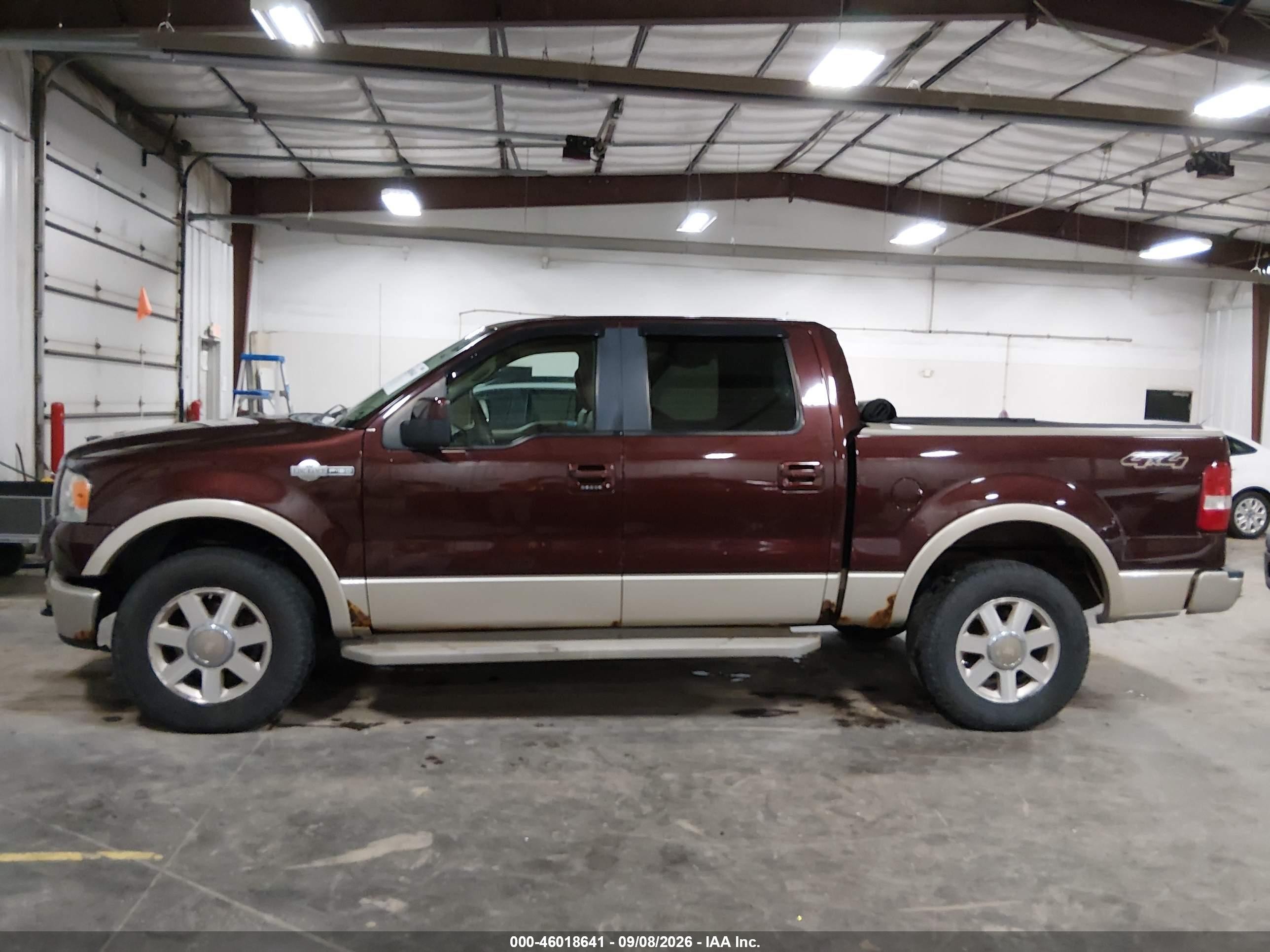 2008 Ford F-150 60th Anniversary/fx4/king Ranch/lariat/xlt Maroon vin: 1FTPW14V38KE41131