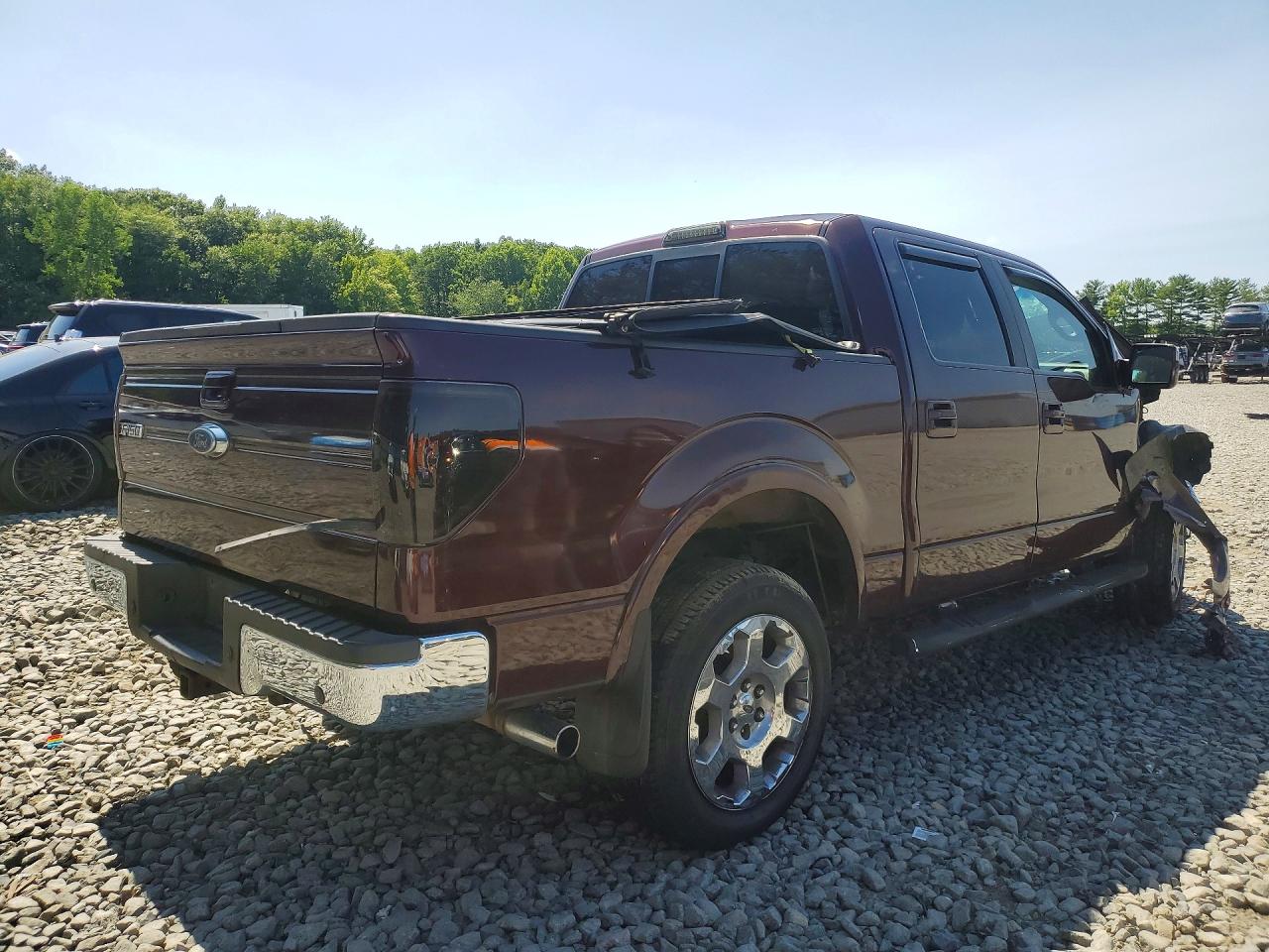 2009 Ford F150 Supercrew Burgundy vin: 1FTPW14V39FA49700
