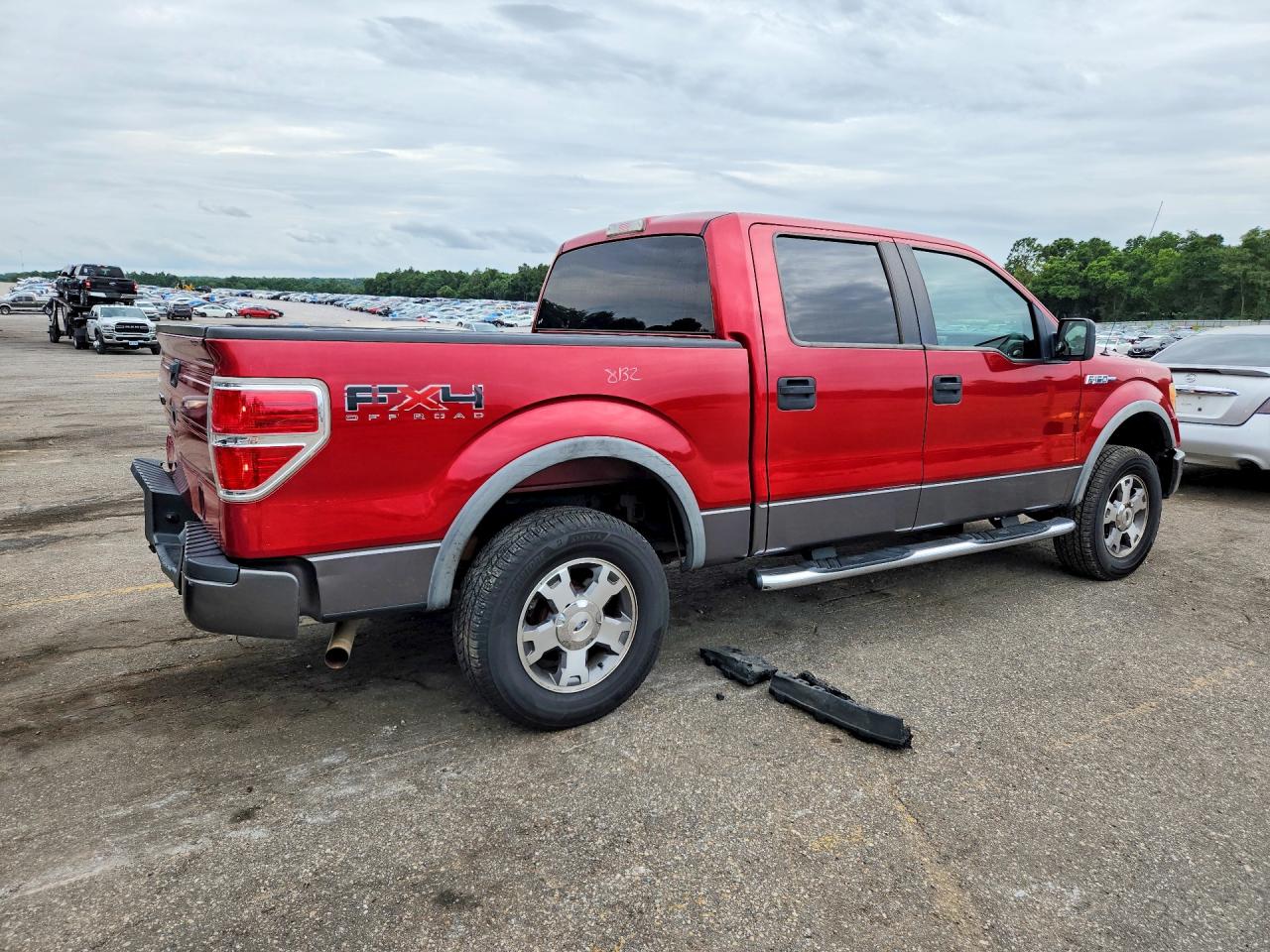 2009 Ford F150 Supercrew Red vin: 1FTPW14V39FB17283