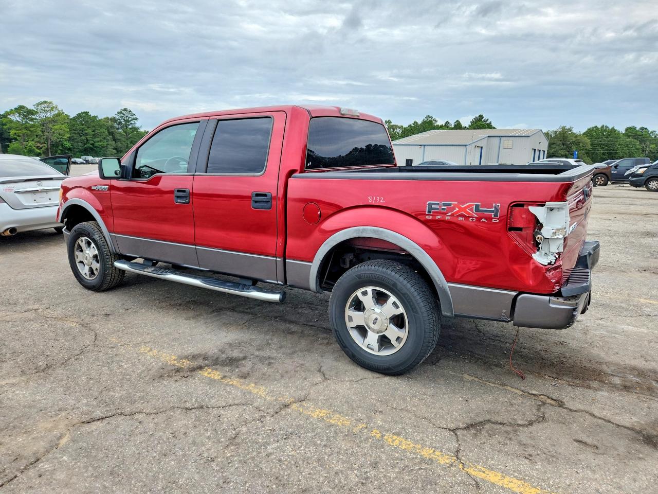 2009 Ford F150 Supercrew Red vin: 1FTPW14V39FB17283