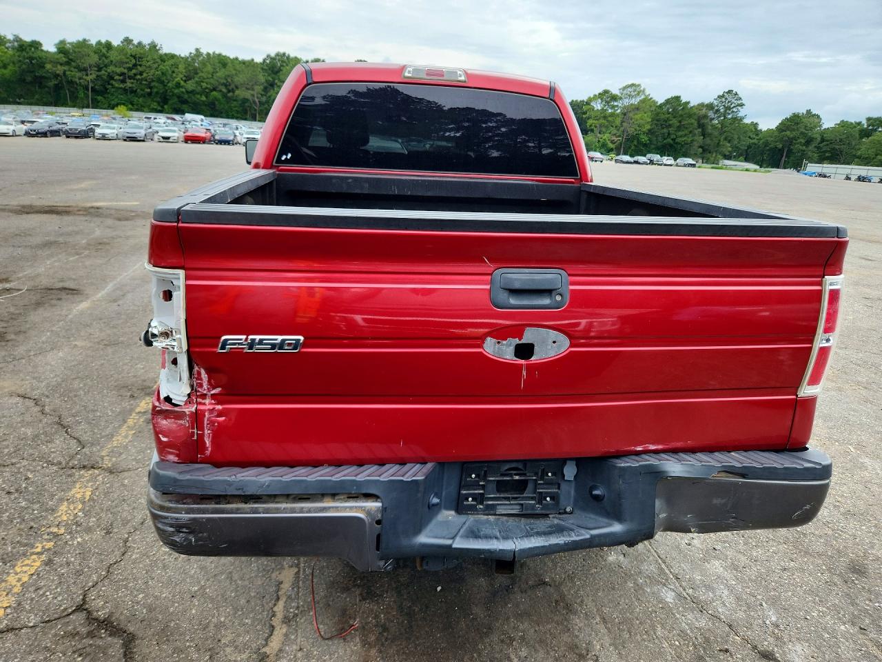 2009 Ford F150 Supercrew Red vin: 1FTPW14V39FB17283