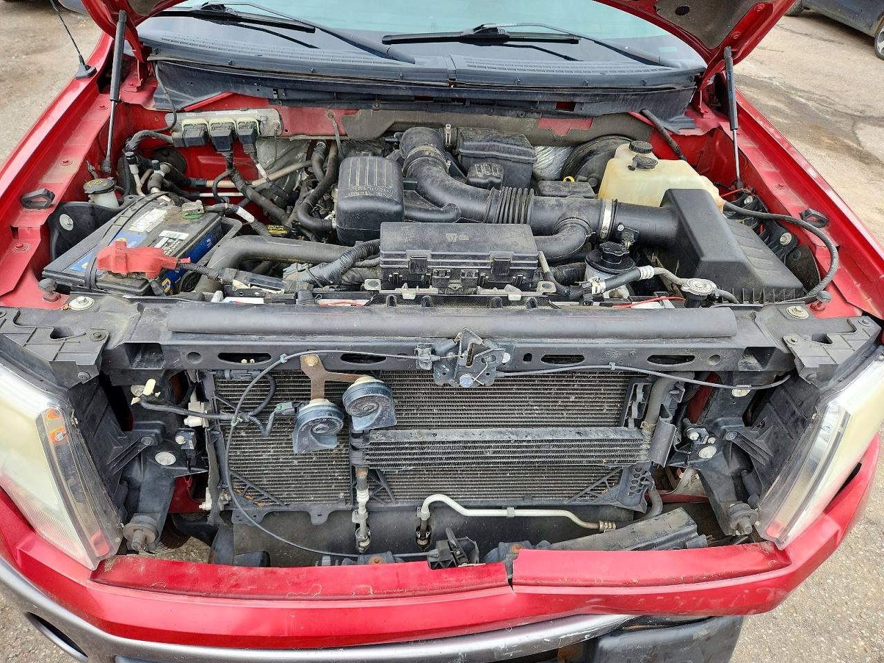 2009 Ford F150 Supercrew Red vin: 1FTPW14V39FB17283