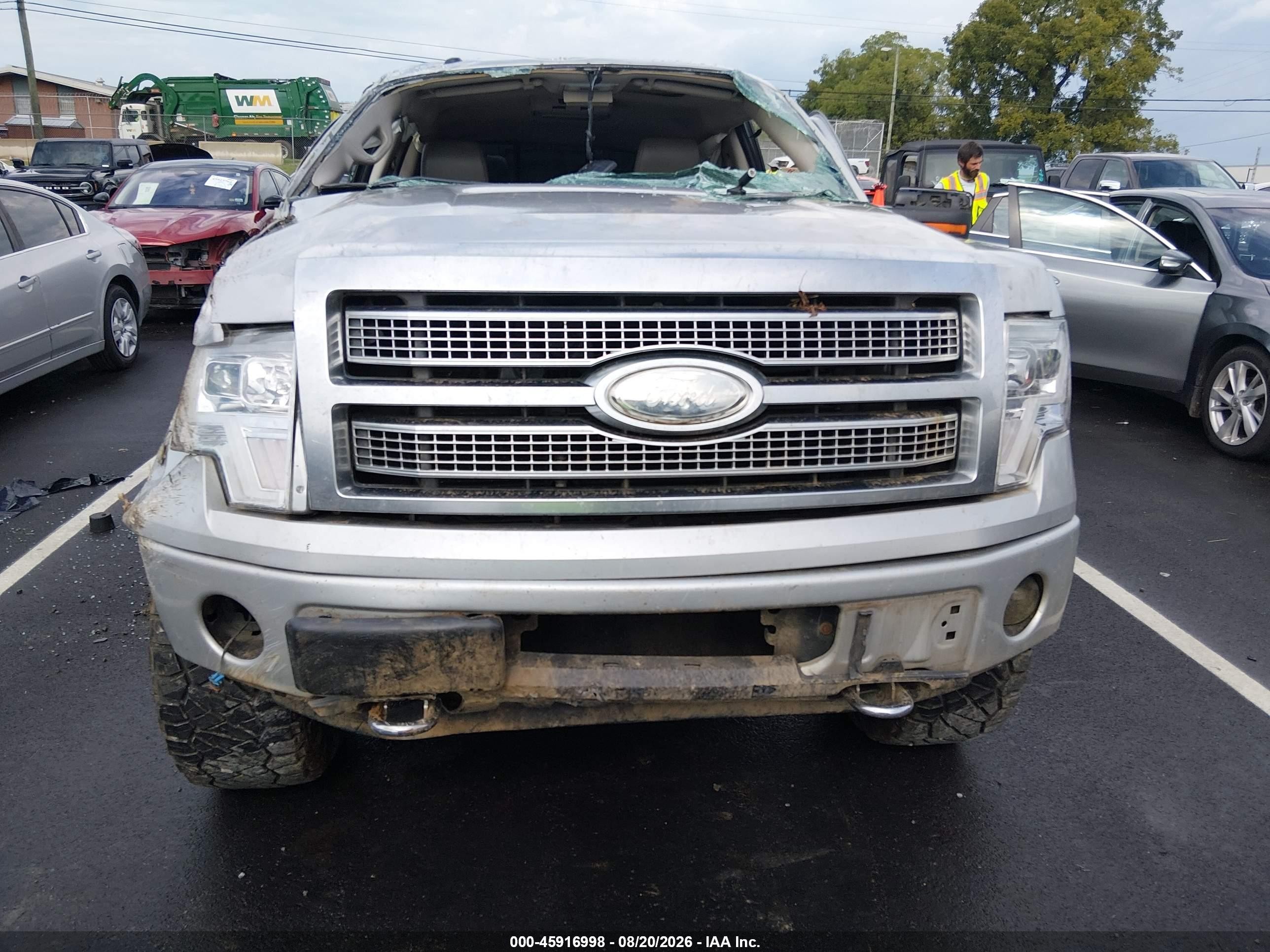 2009 Ford F-150 Platinum Серебряный vin: 1FTPW14V39FB31202