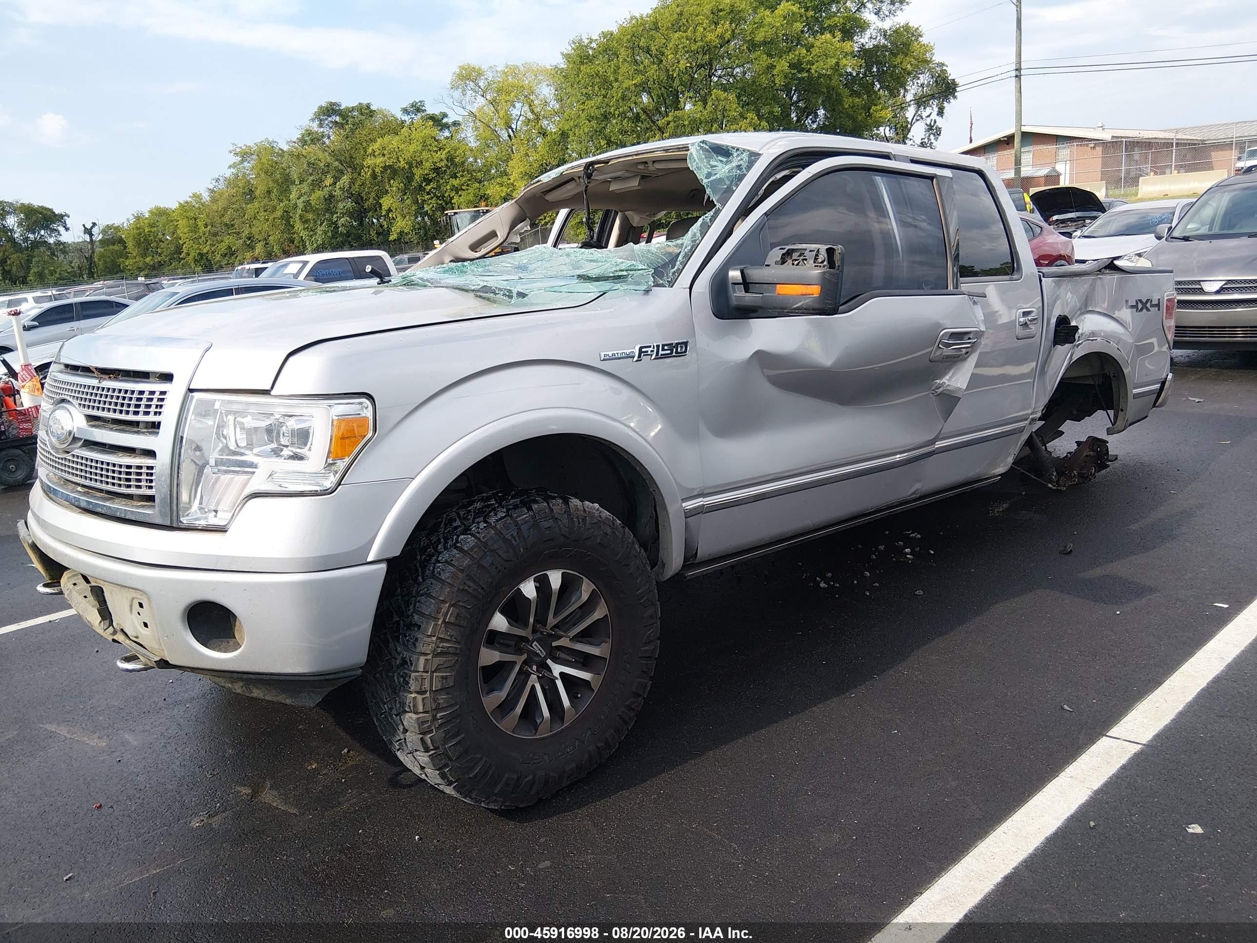 2009 Ford F-150 Platinum Серебряный vin: 1FTPW14V39FB31202