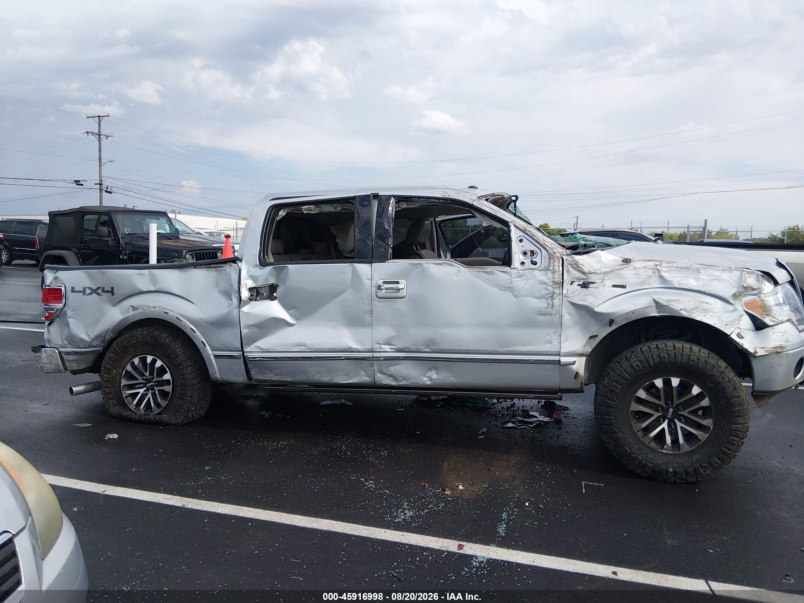 2009 Ford F-150 Platinum Серебряный vin: 1FTPW14V39FB31202