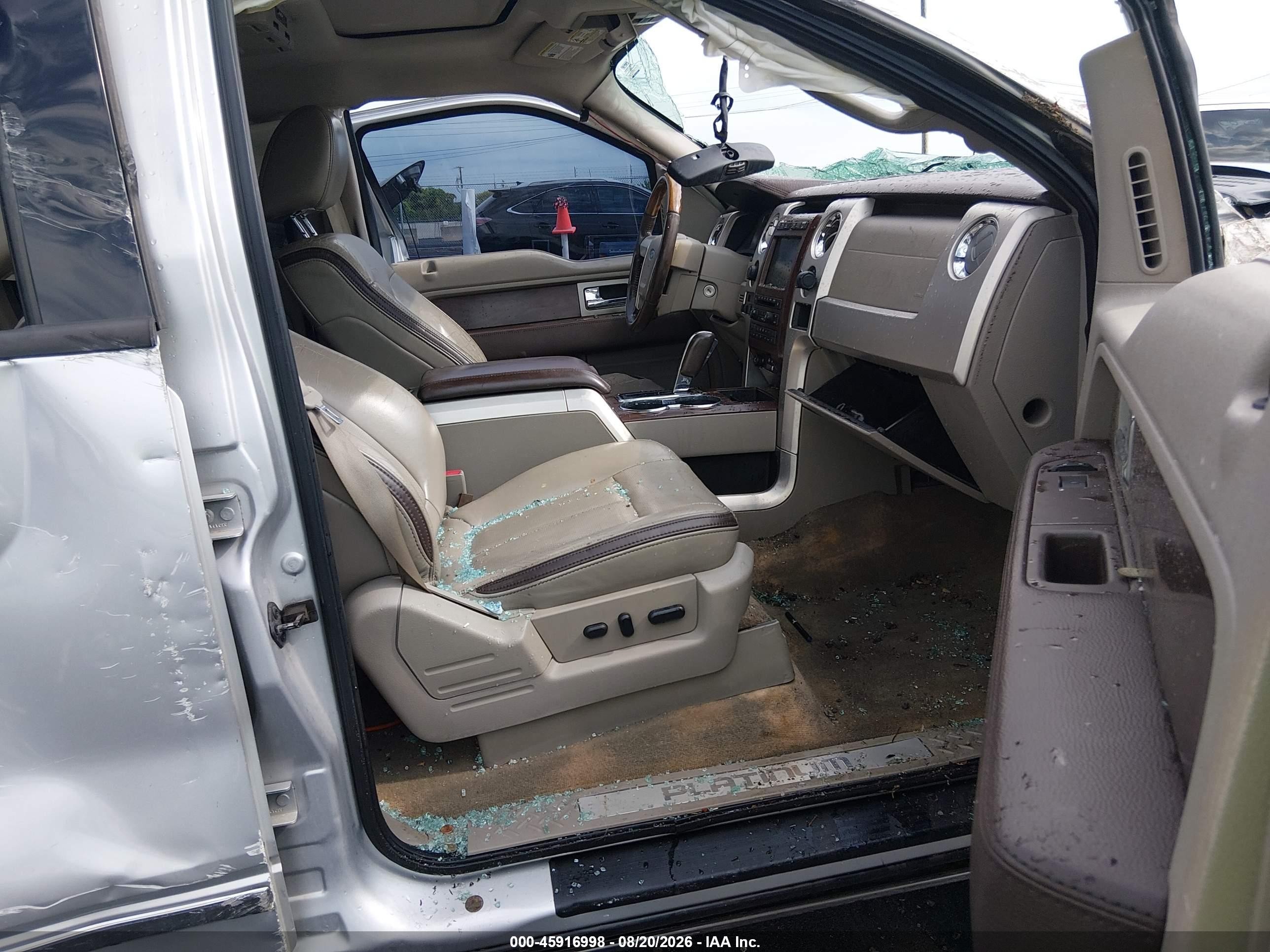 2009 Ford F-150 Platinum Серебряный vin: 1FTPW14V39FB31202