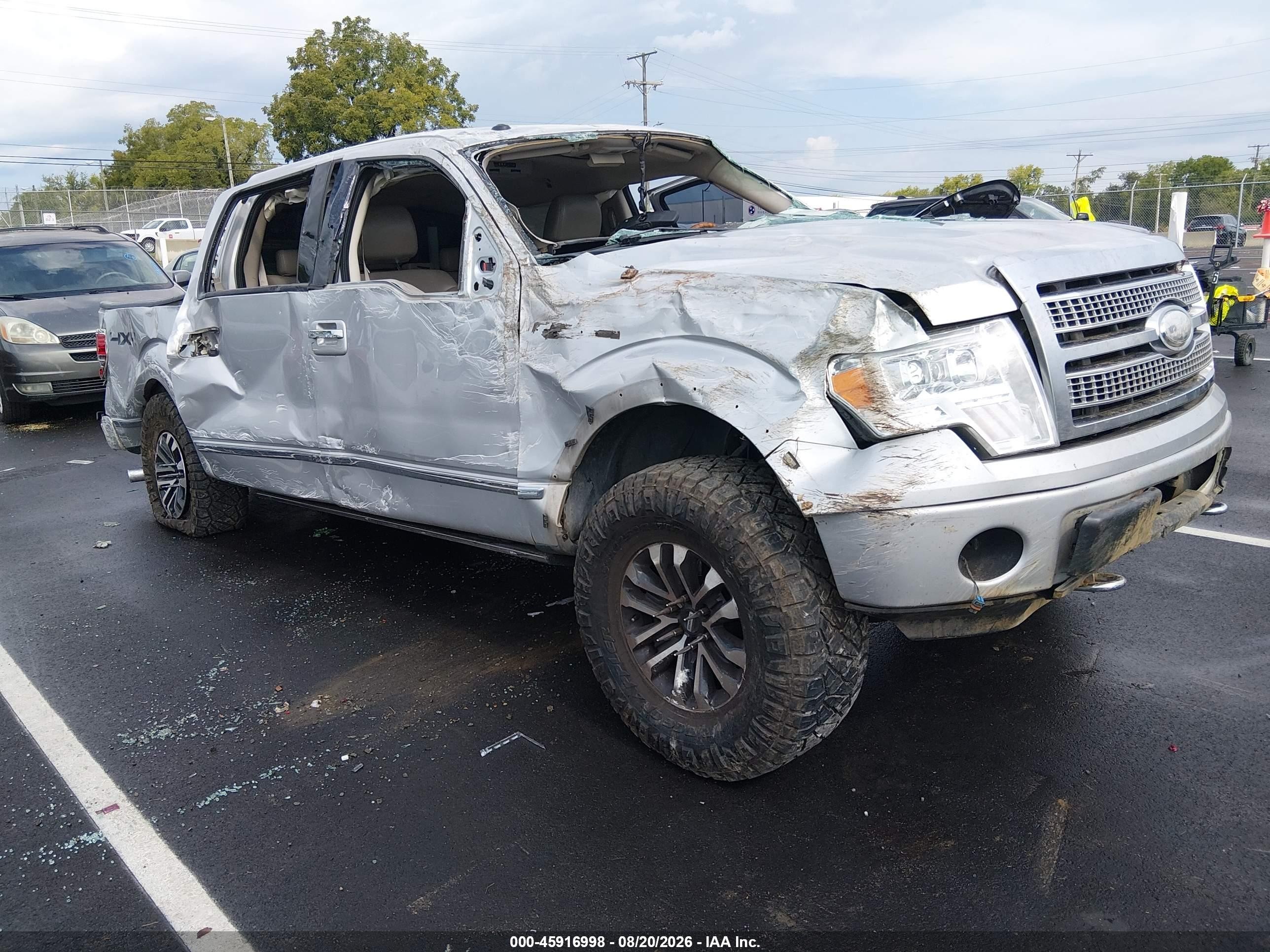 2009 Ford F-150 Platinum Серебряный vin: 1FTPW14V39FB31202