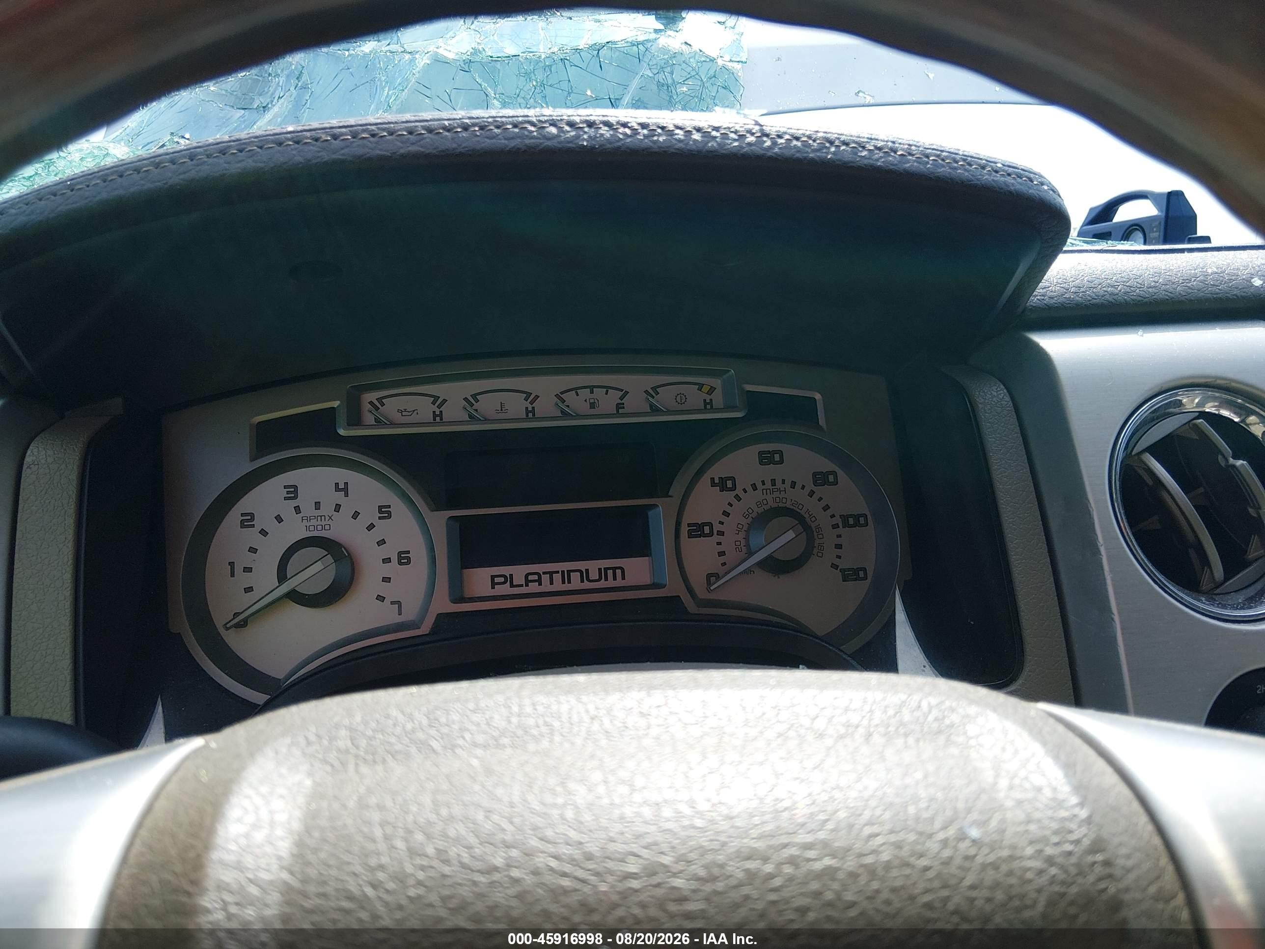 2009 Ford F-150 Platinum Серебряный vin: 1FTPW14V39FB31202