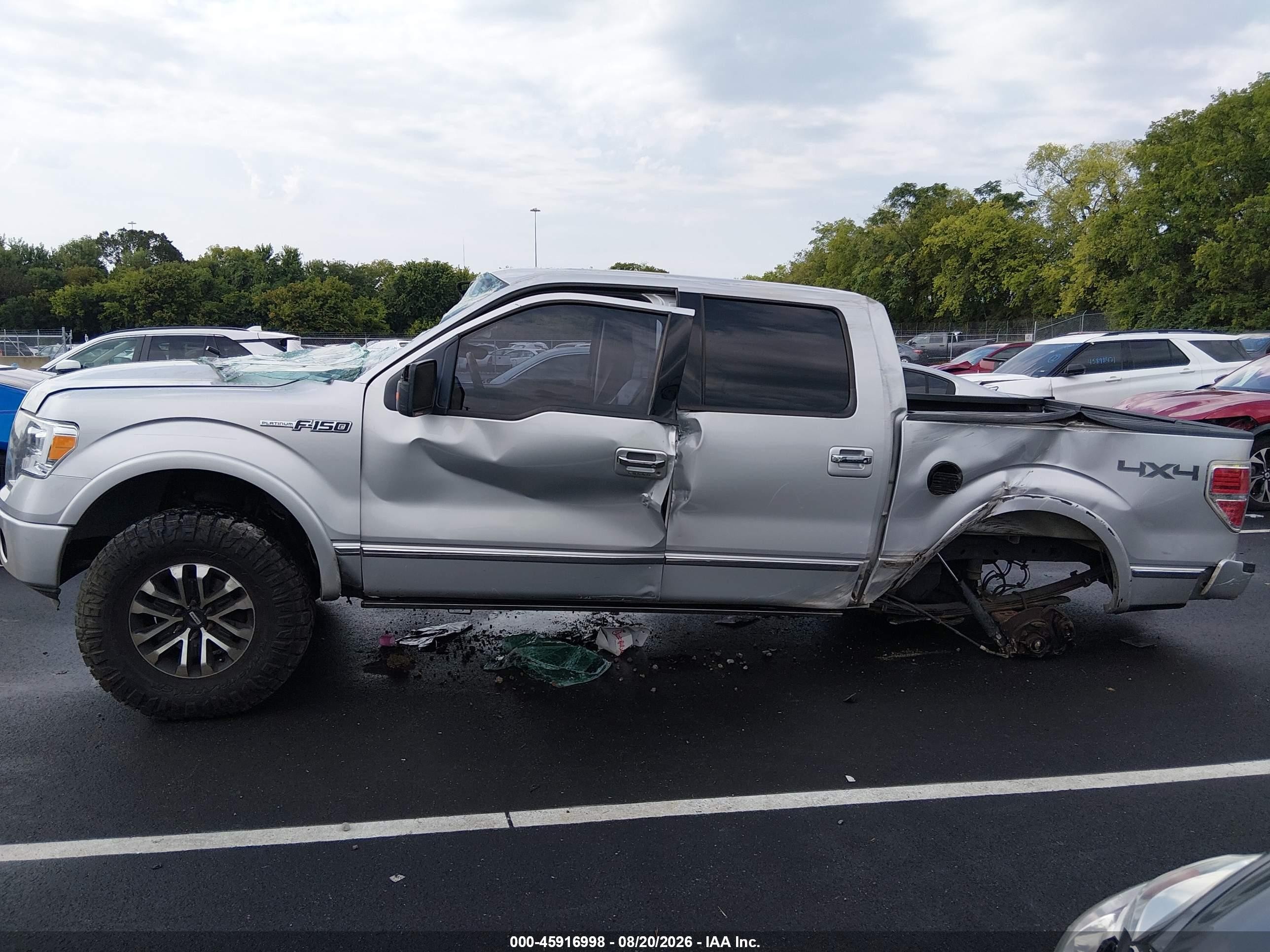 2009 Ford F-150 Platinum Серебряный vin: 1FTPW14V39FB31202