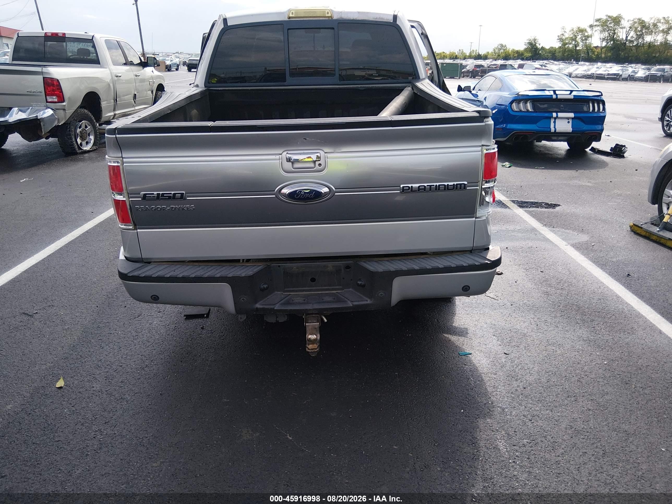 2009 Ford F-150 Platinum Серебряный vin: 1FTPW14V39FB31202