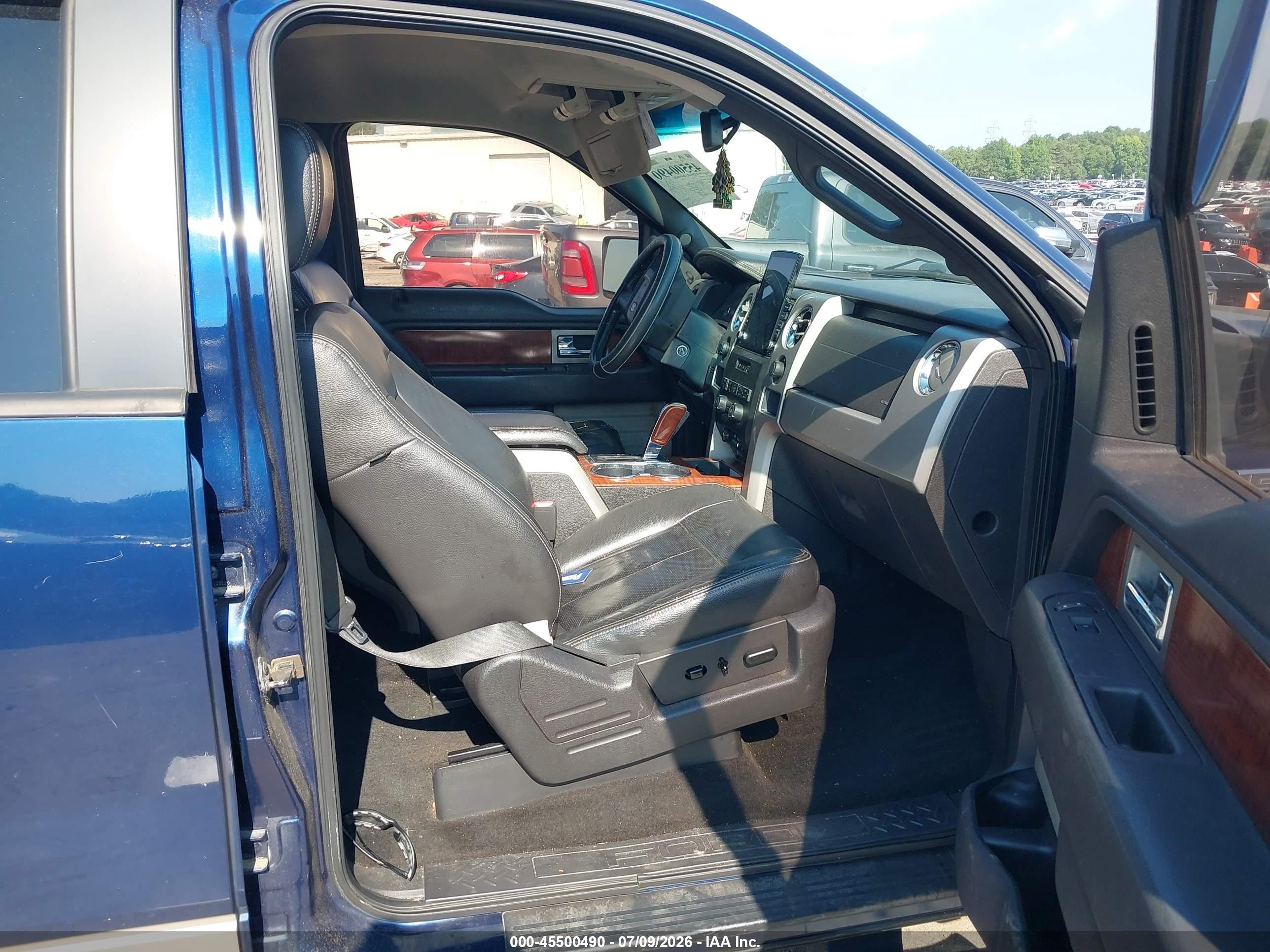 2009 Ford F-150 Lariat Blue vin: 1FTPW14V39FB46153