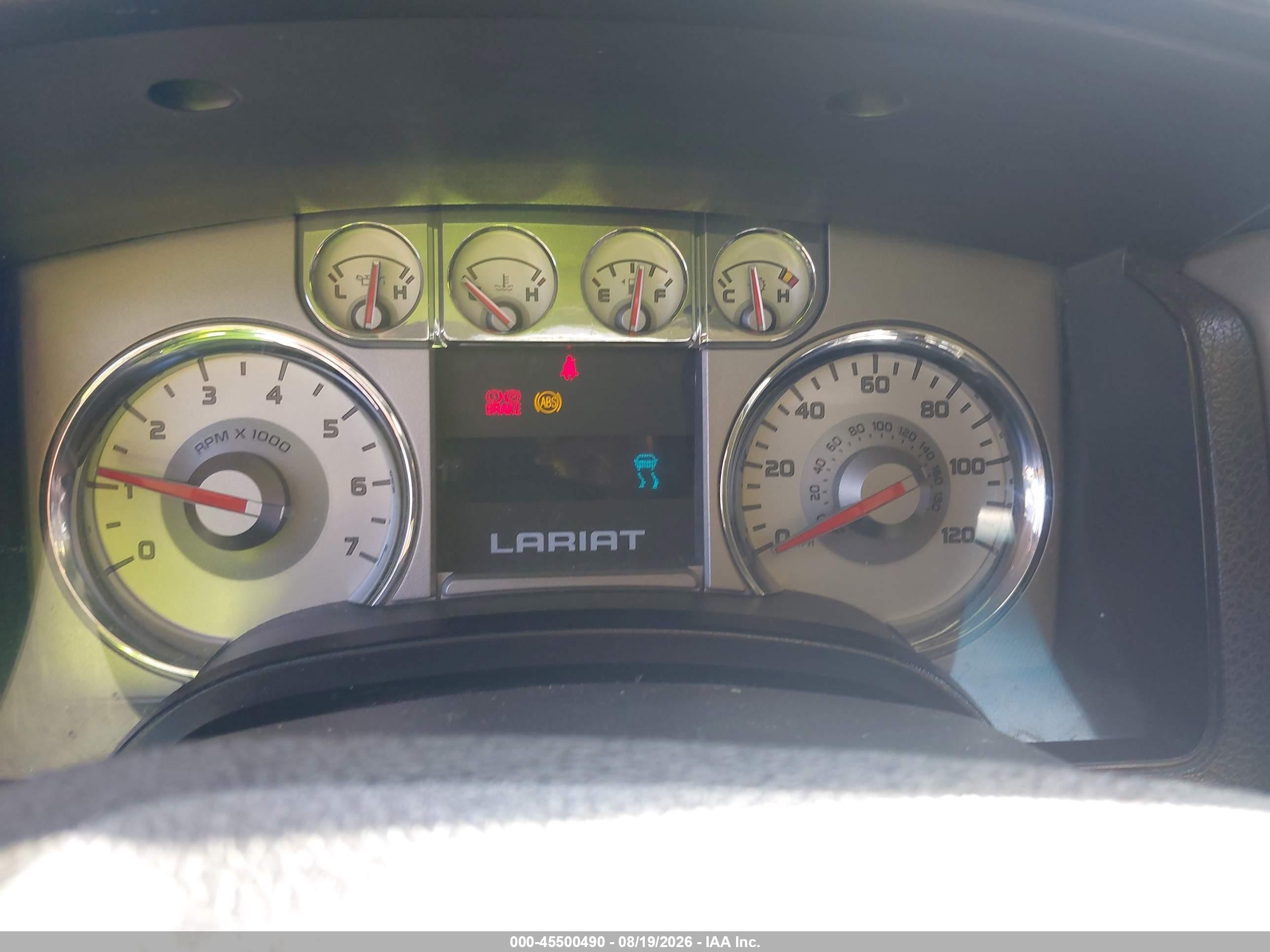 2009 Ford F-150 Lariat Blue vin: 1FTPW14V39FB46153