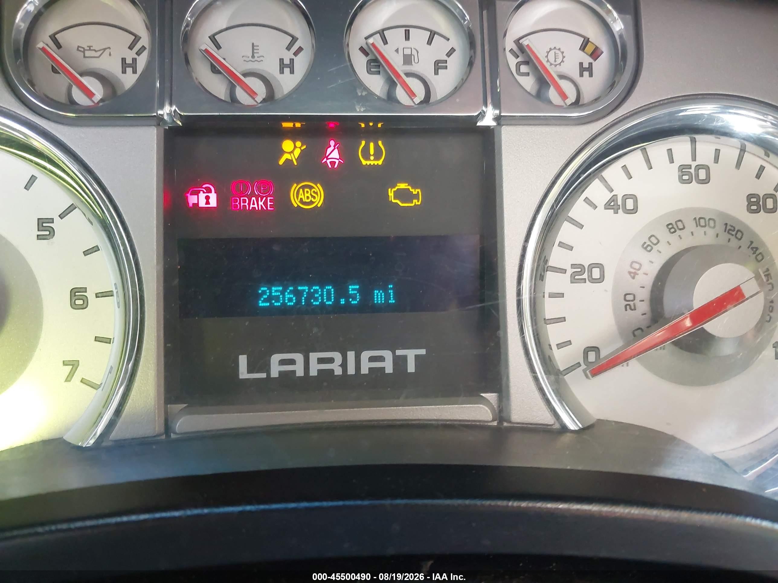 2009 Ford F-150 Lariat Blue vin: 1FTPW14V39FB46153