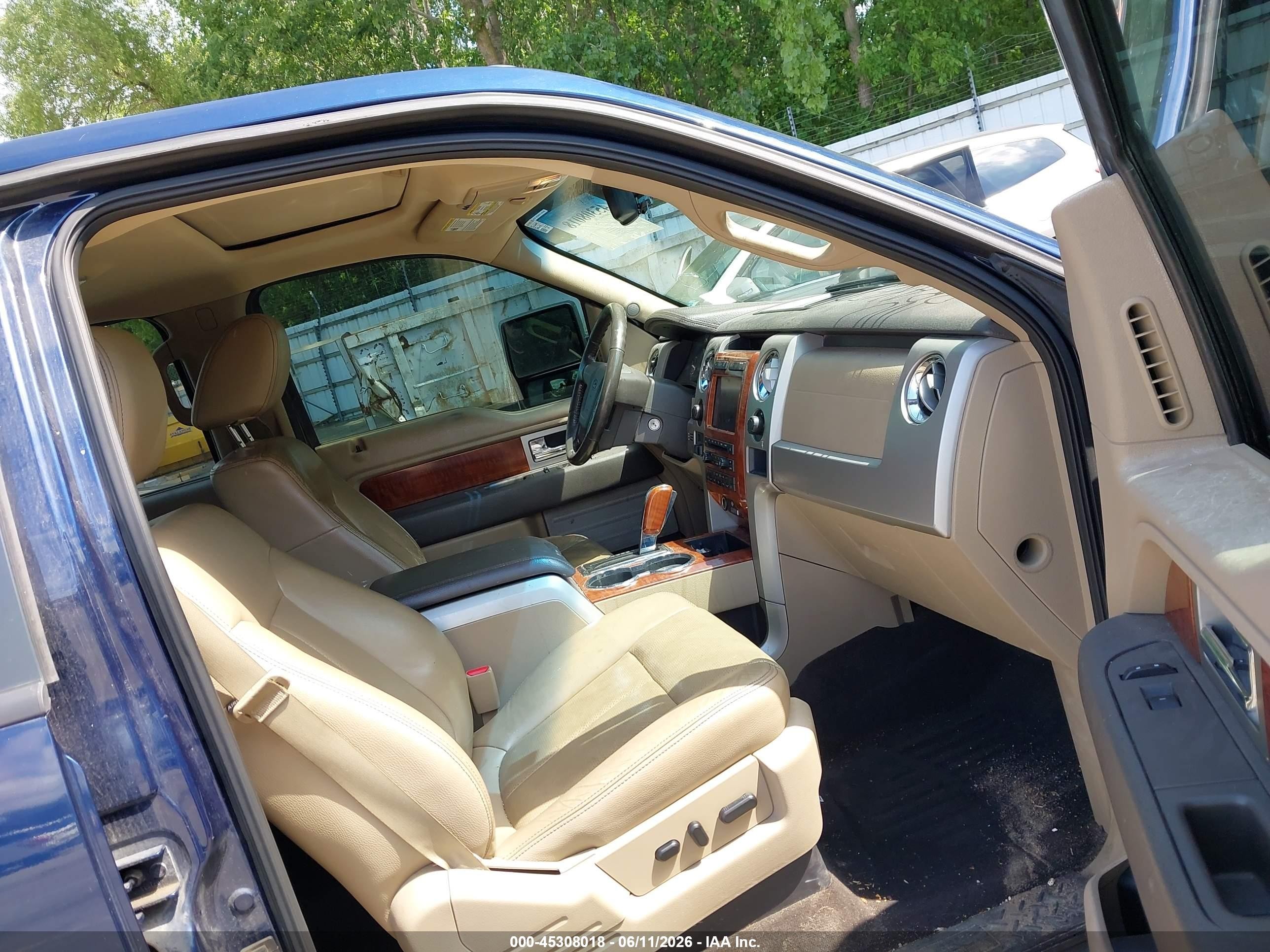 2009 Ford F-150 Fx4/king Ranch/lariat/platinum/xl/xlt Blue vin: 1FTPW14V39FB47433
