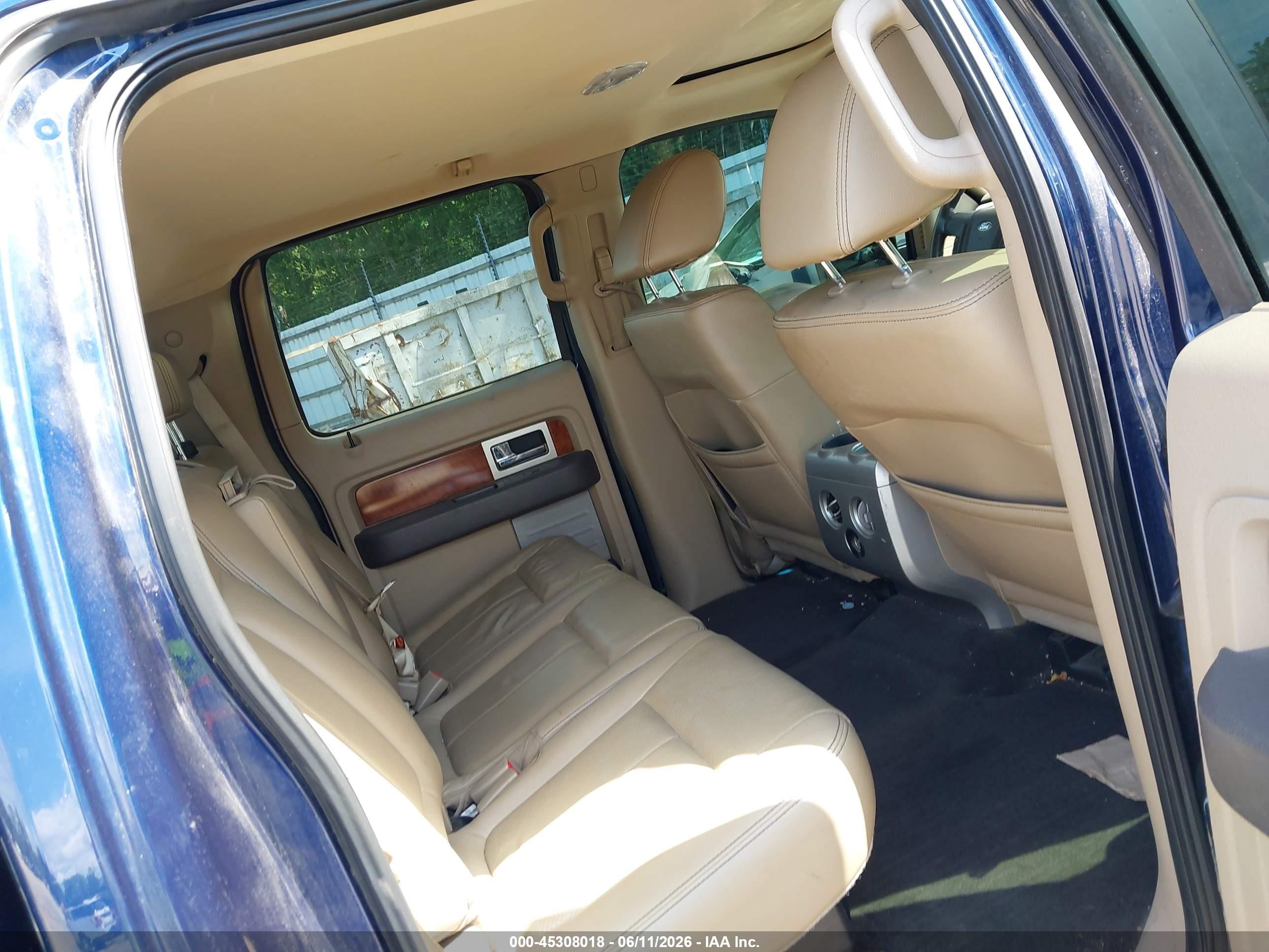 2009 Ford F-150 Fx4/king Ranch/lariat/platinum/xl/xlt Blue vin: 1FTPW14V39FB47433