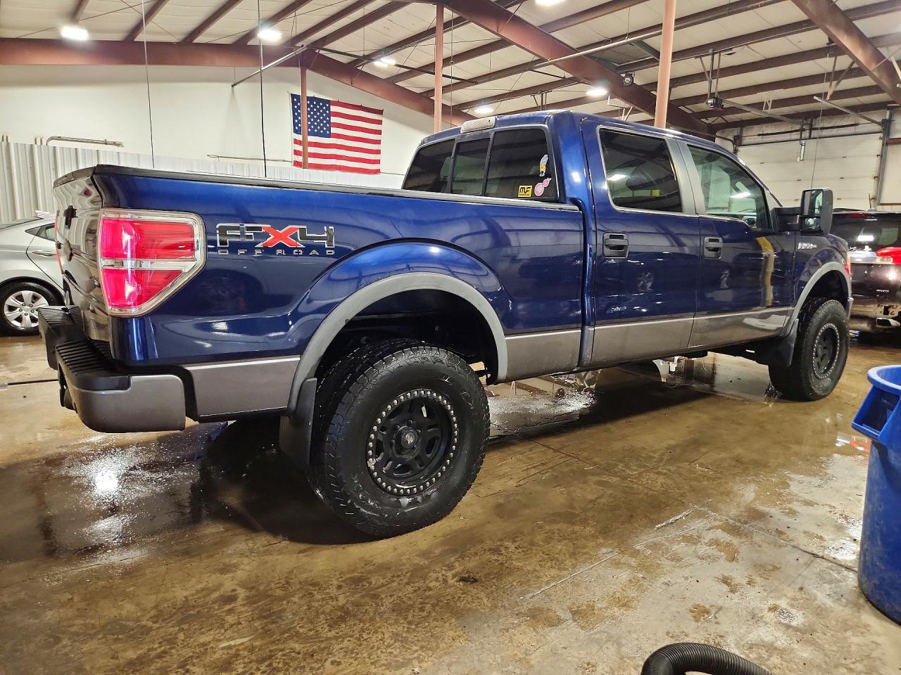 2009 Ford F150 Supercrew Blue vin: 1FTPW14V39KB65034