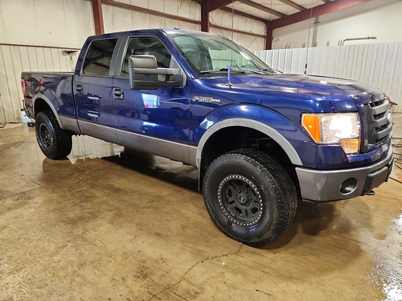 2009 Ford F150 Supercrew Blue vin: 1FTPW14V39KB65034