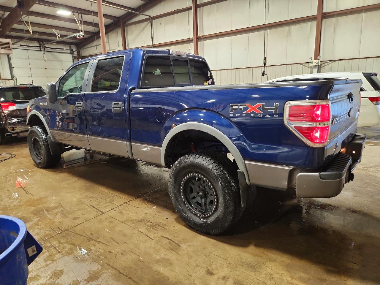 2009 Ford F150 Supercrew Blue vin: 1FTPW14V39KB65034