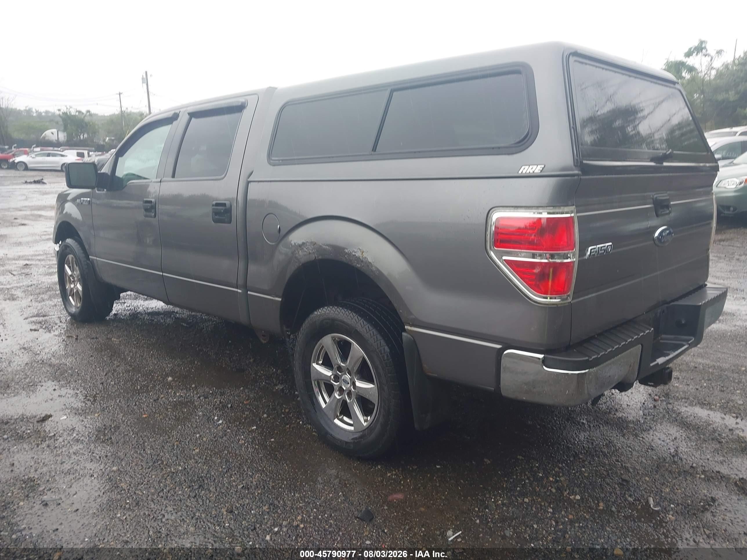 2009 Ford F-150 Xlt Gray vin: 1FTPW14V39KC72052