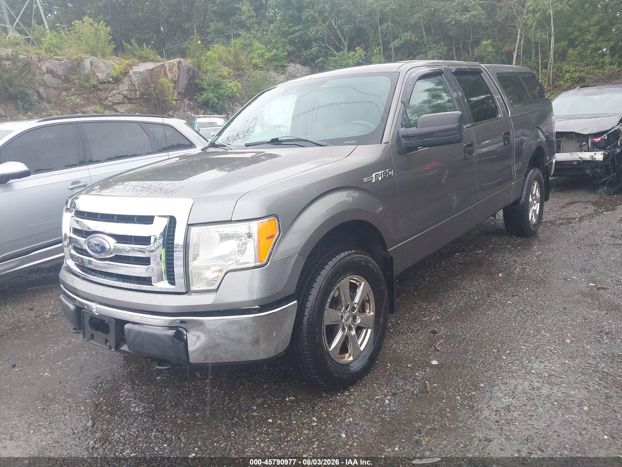 2009 Ford F-150 Xlt Gray vin: 1FTPW14V39KC72052
