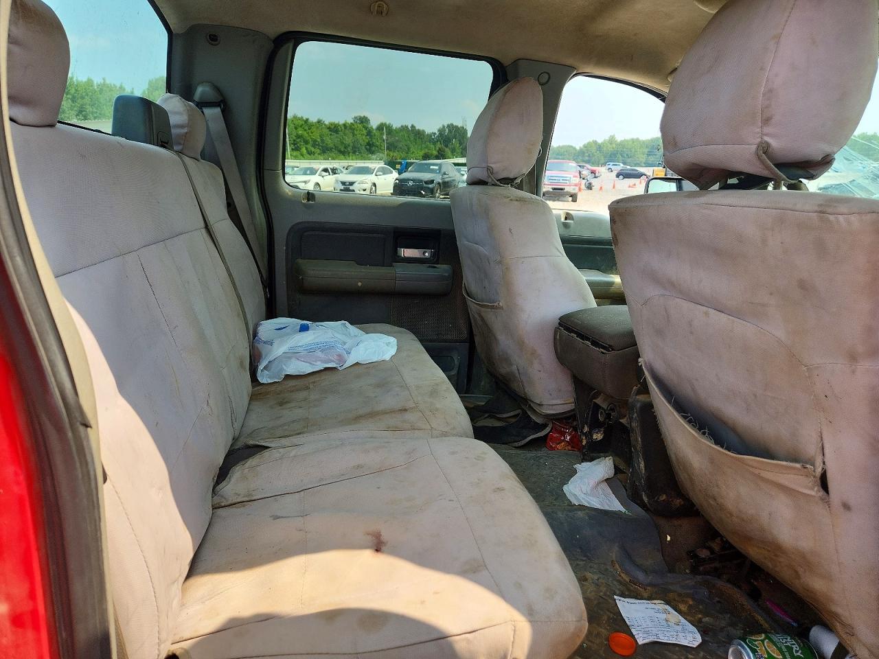 2006 Ford F150 Supercrew Red vin: 1FTPW14V46FA89425