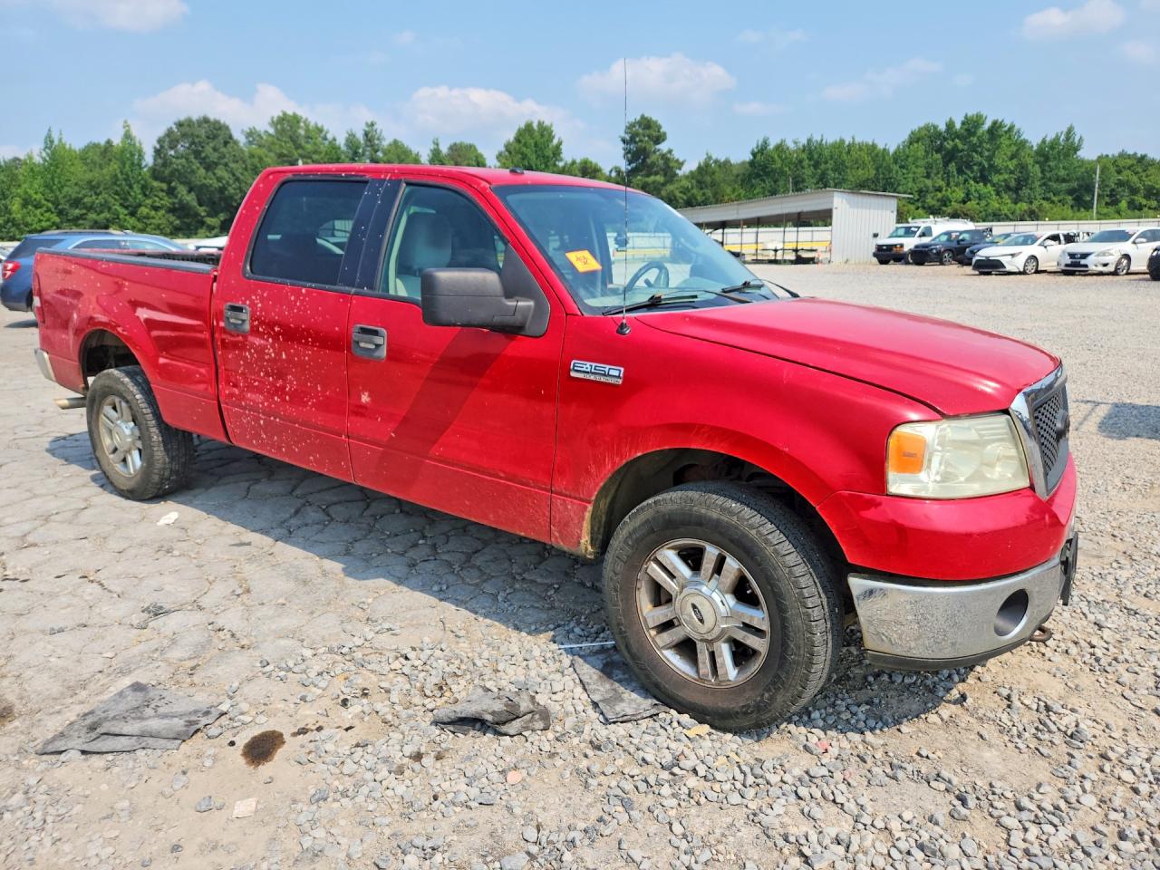 2006 Ford F150 Supercrew Red vin: 1FTPW14V46FA89425