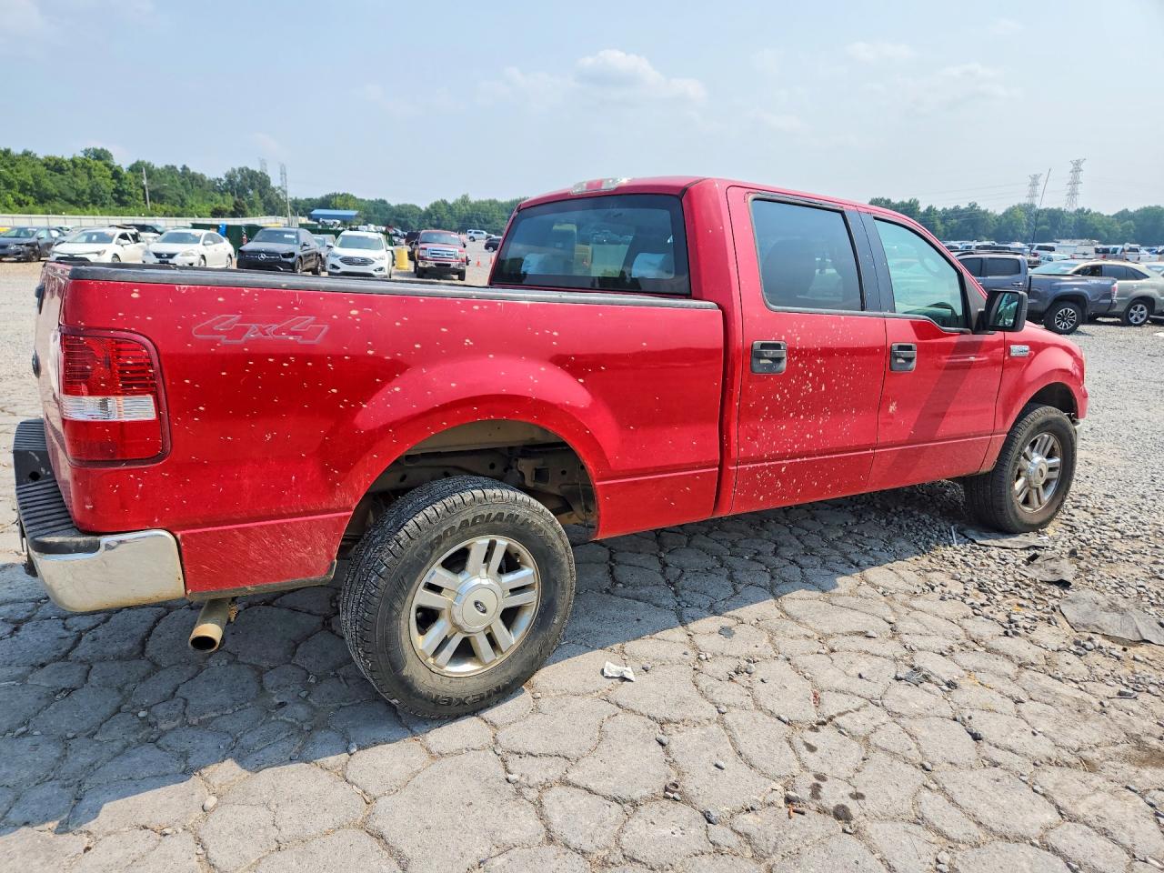 2006 Ford F150 Supercrew Red vin: 1FTPW14V46FA89425