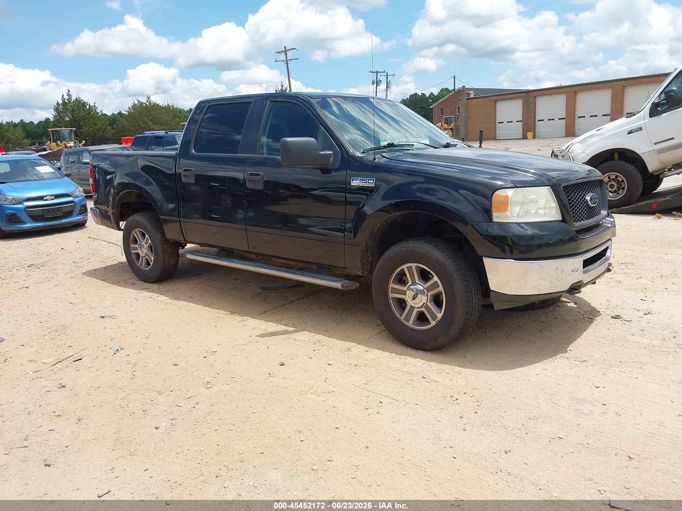2006 Ford F-150 Fx4/lariat/xlt Black vin: 1FTPW14V46FB22942