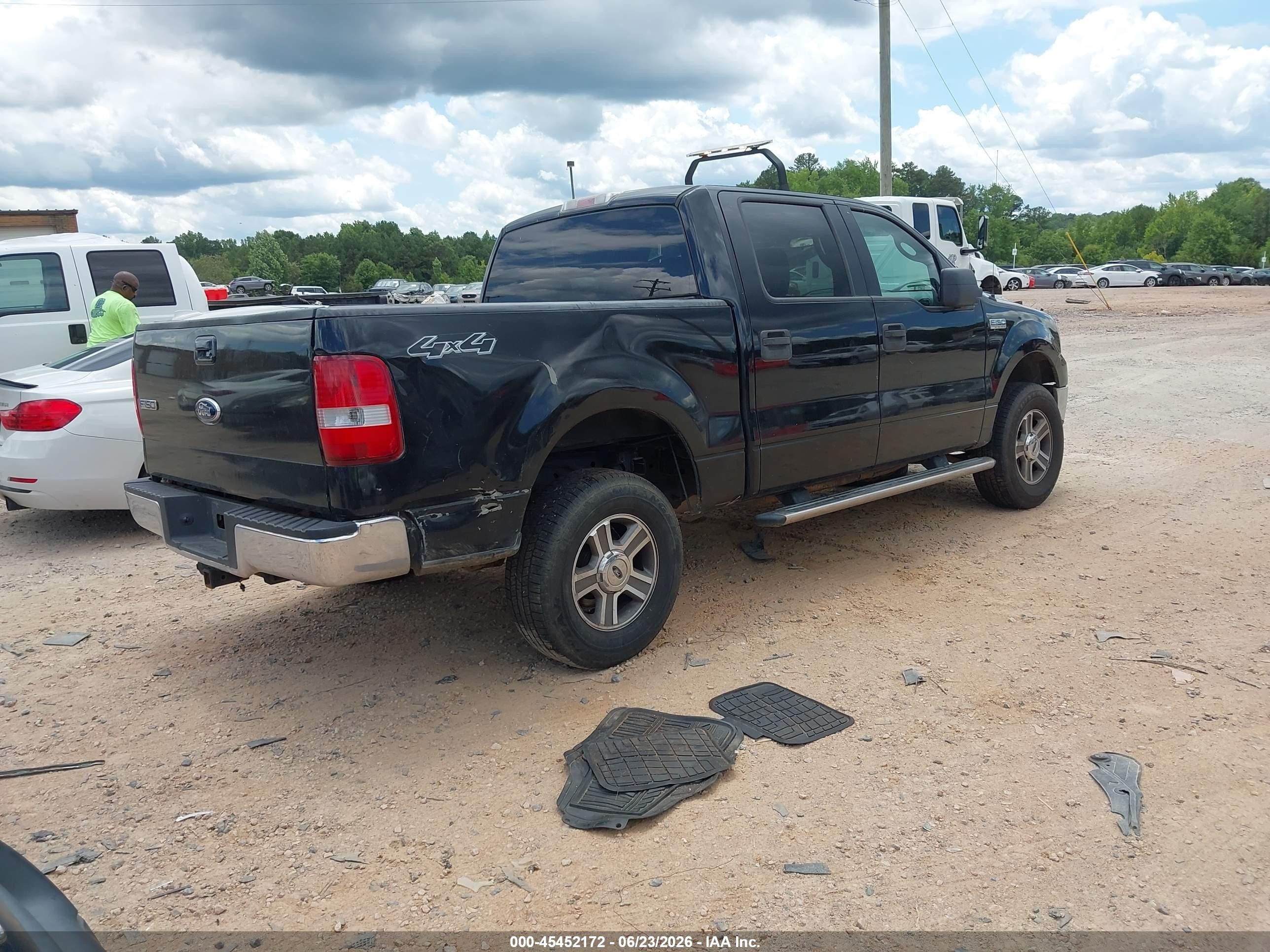 2006 Ford F-150 Fx4/lariat/xlt Black vin: 1FTPW14V46FB22942