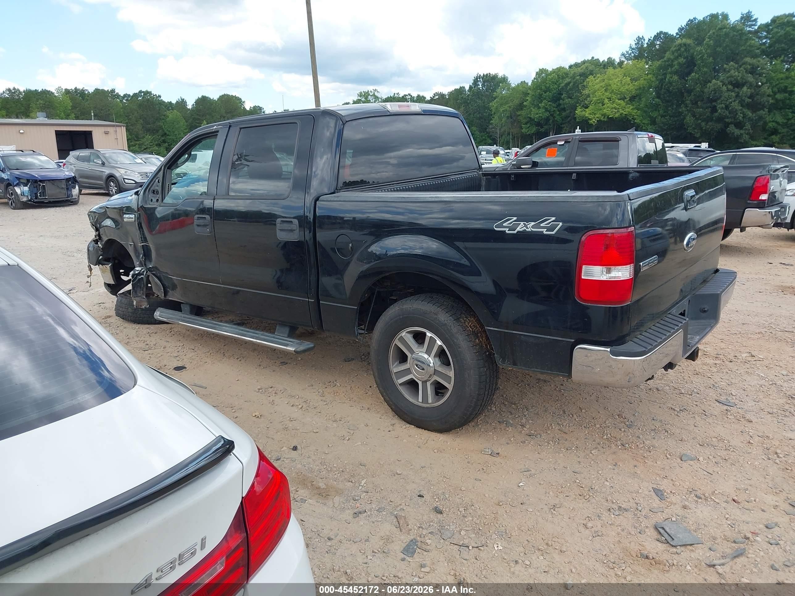 2006 Ford F-150 Fx4/lariat/xlt Black vin: 1FTPW14V46FB22942